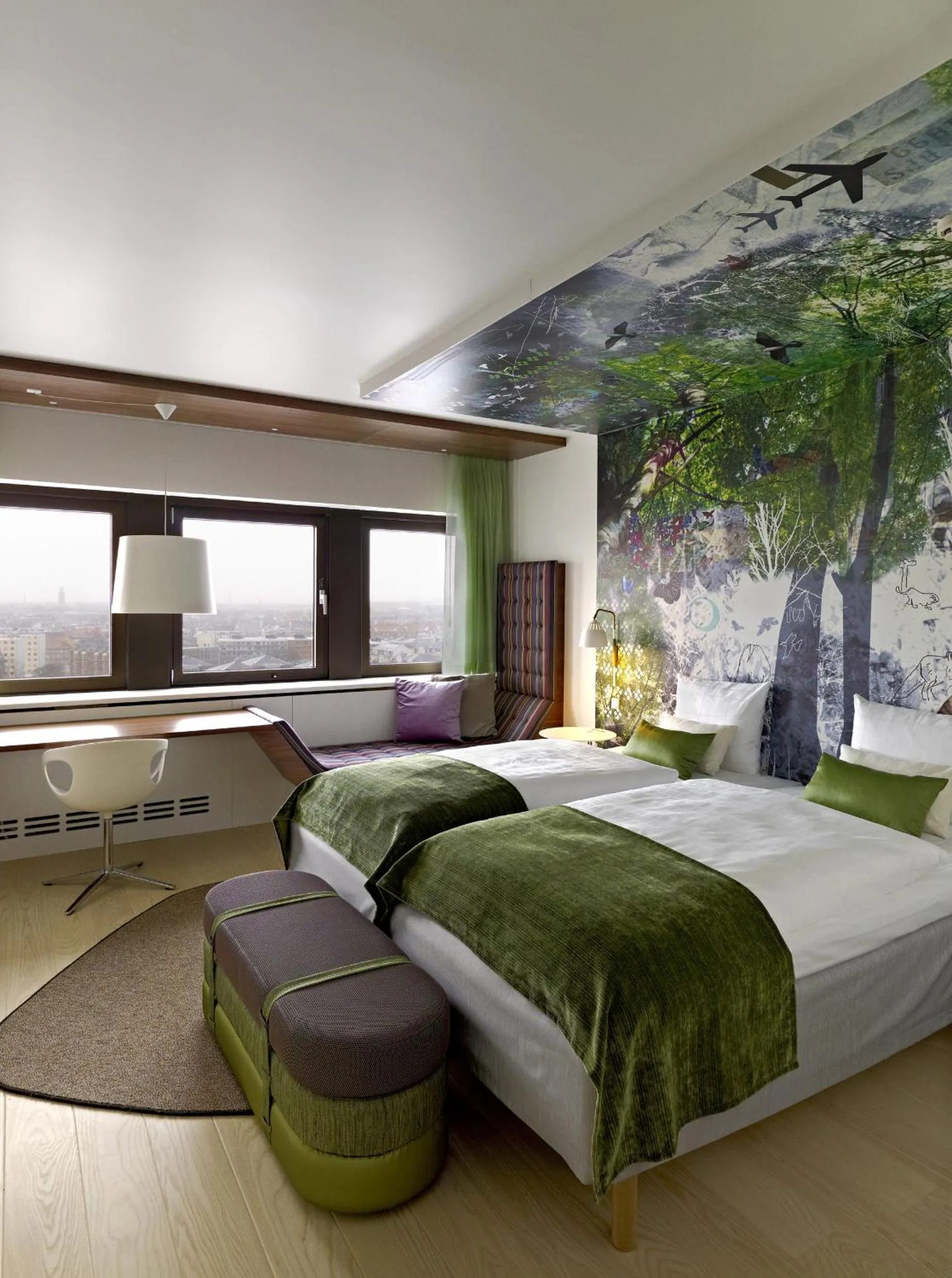 Bed in Scandic Copenhagen