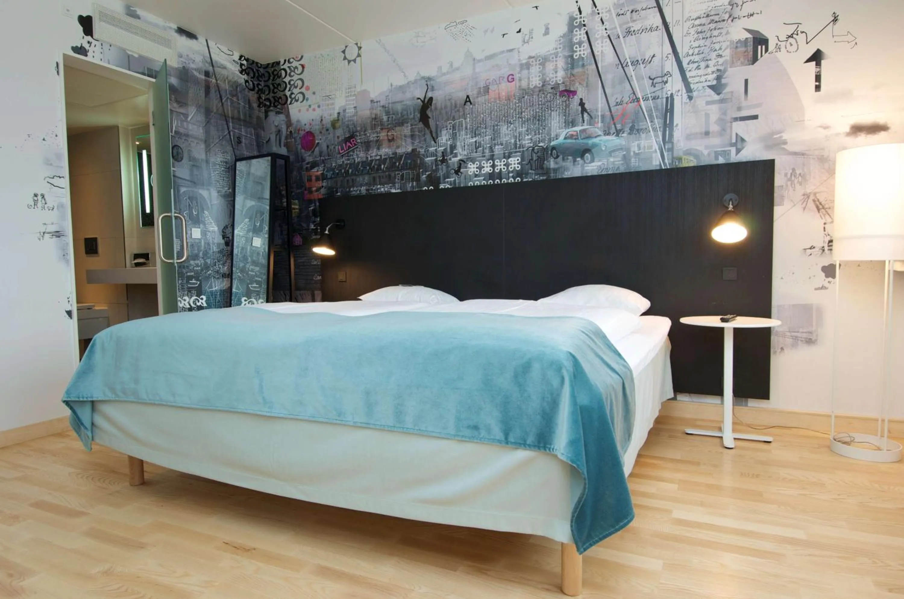 Bedroom, Bed in Scandic Copenhagen