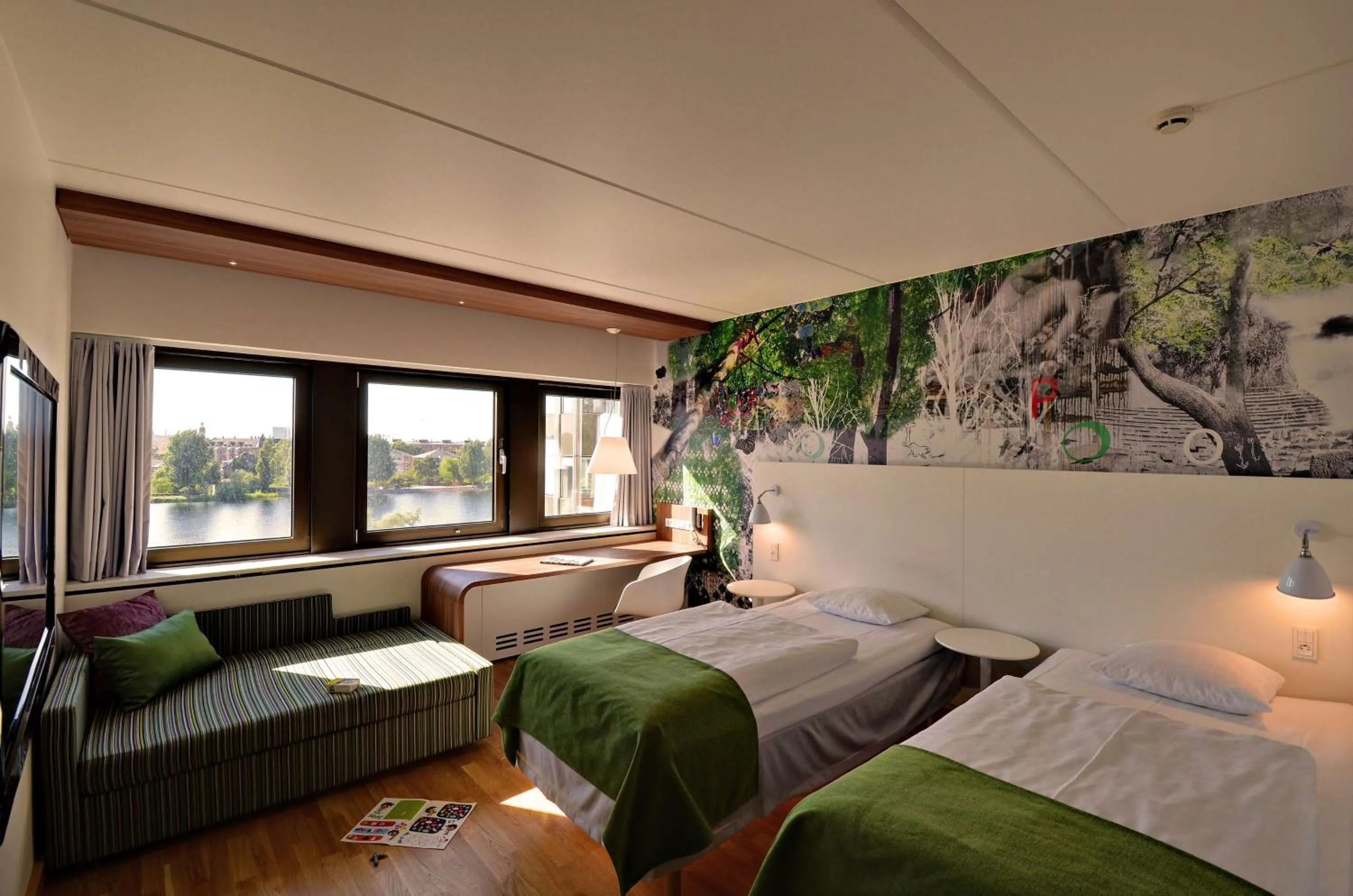 Bedroom, Bed in Scandic Copenhagen