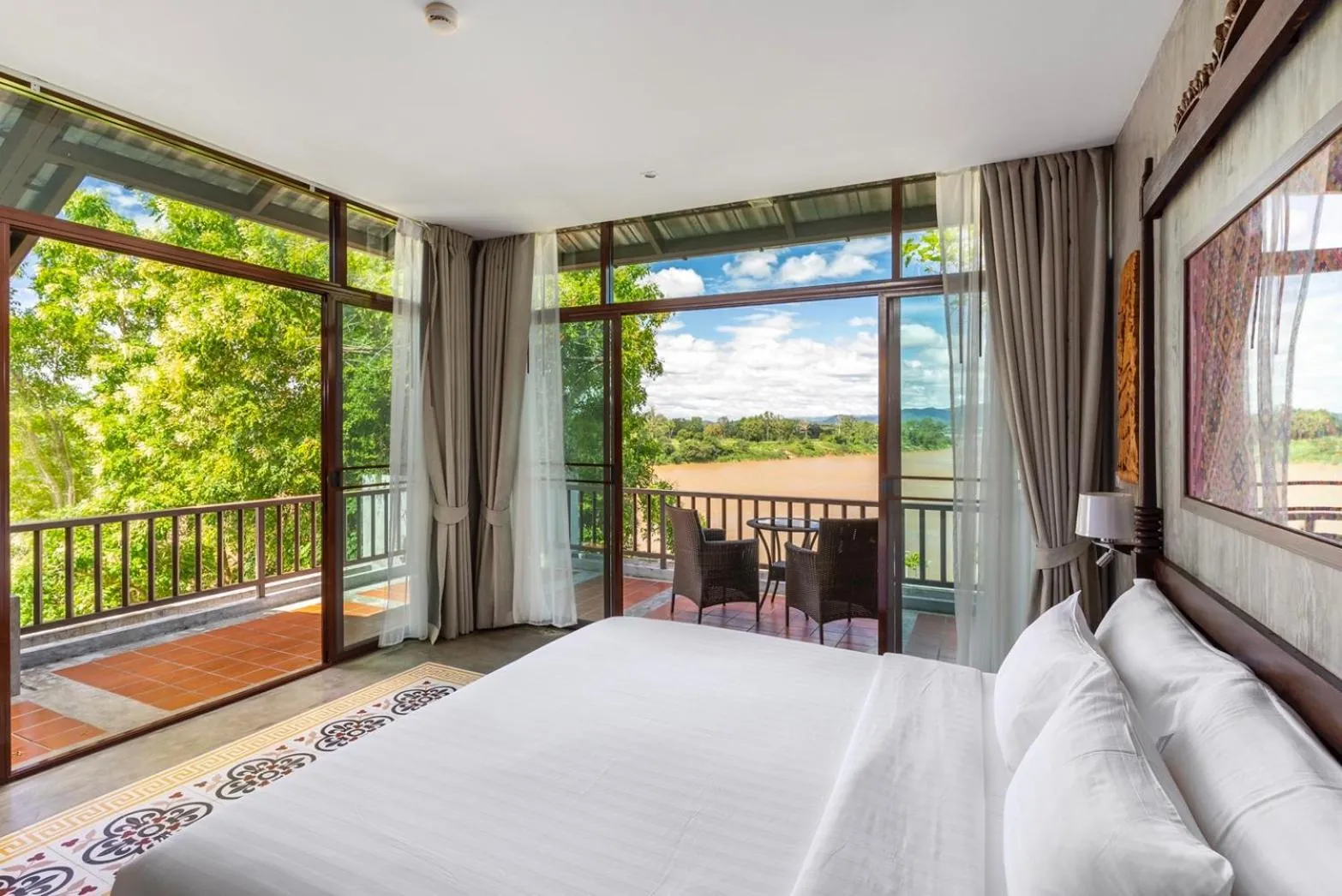 River view, Bed in Bansaeo Garden and Resort