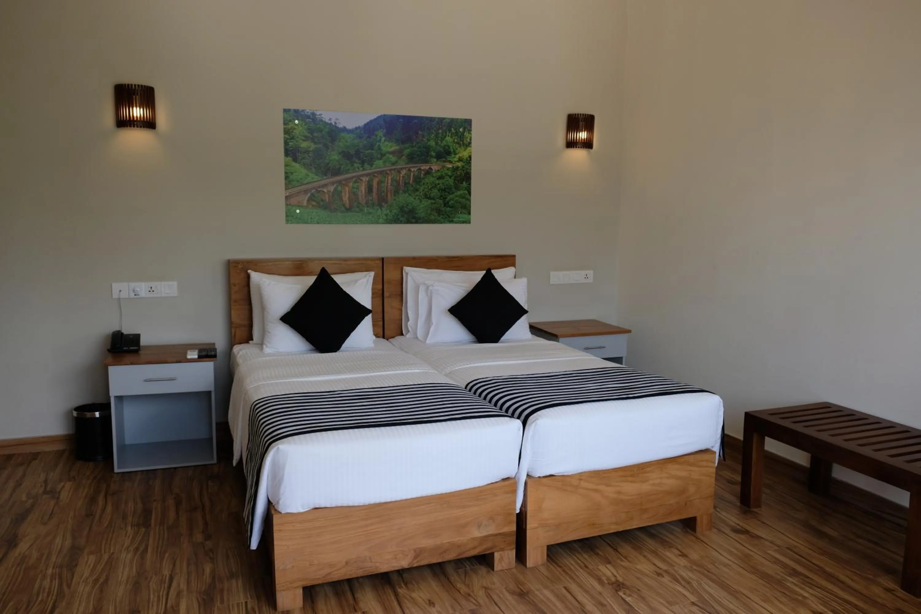 Photo of the whole room, Bed in Twenty-Two Weligambay