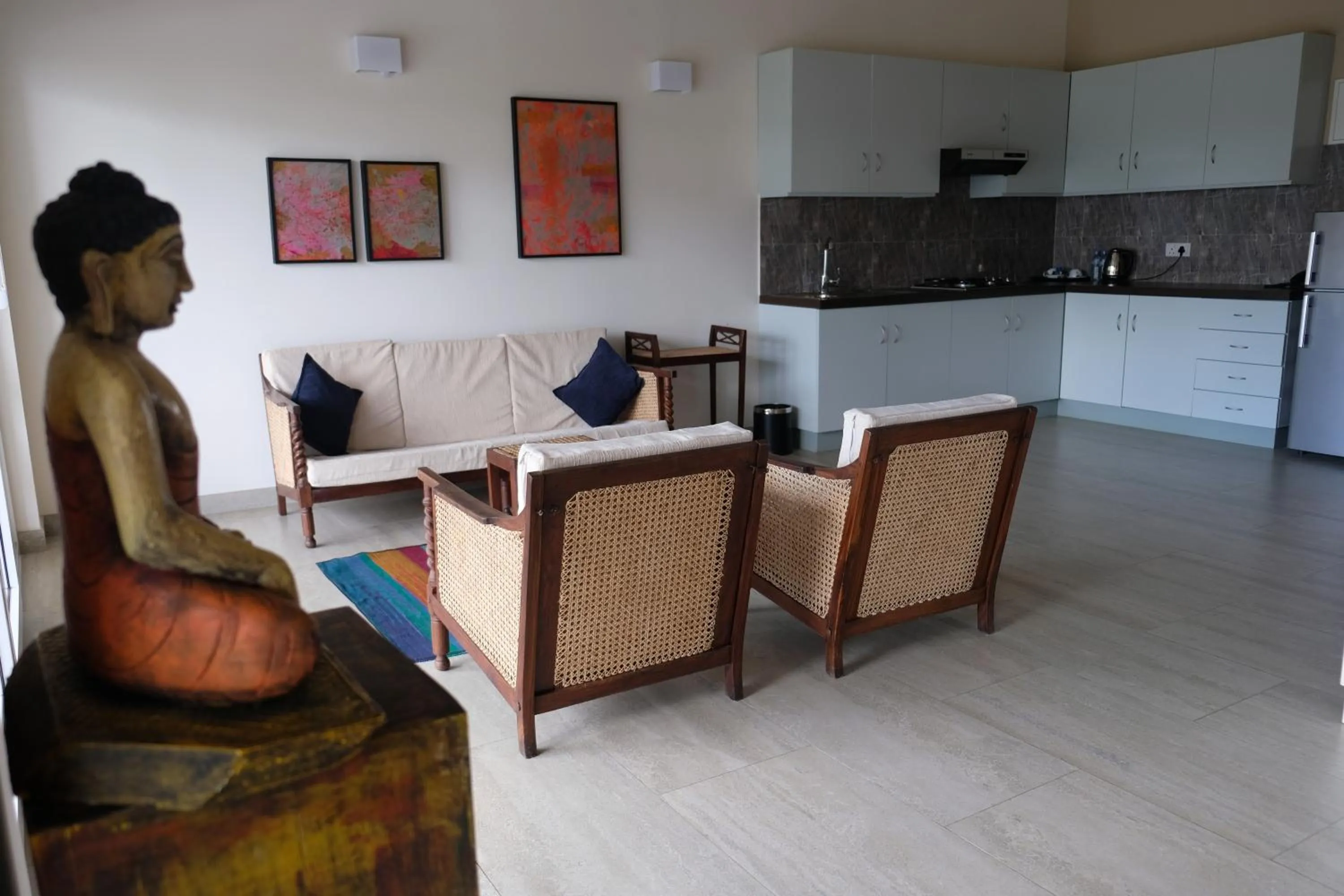 Seating area in Twenty-Two Weligambay