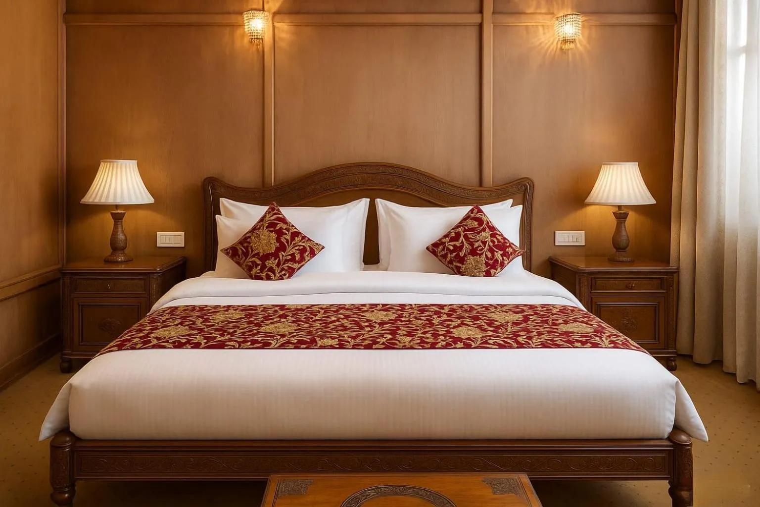 Bed in Nazneen Group Of Houseboats