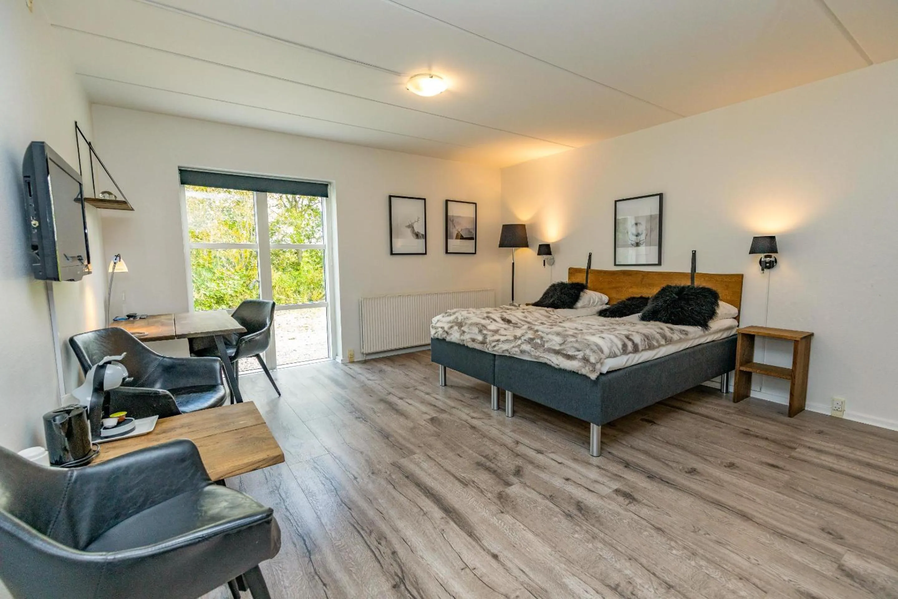 Bed in Hotel Aarslev Kro