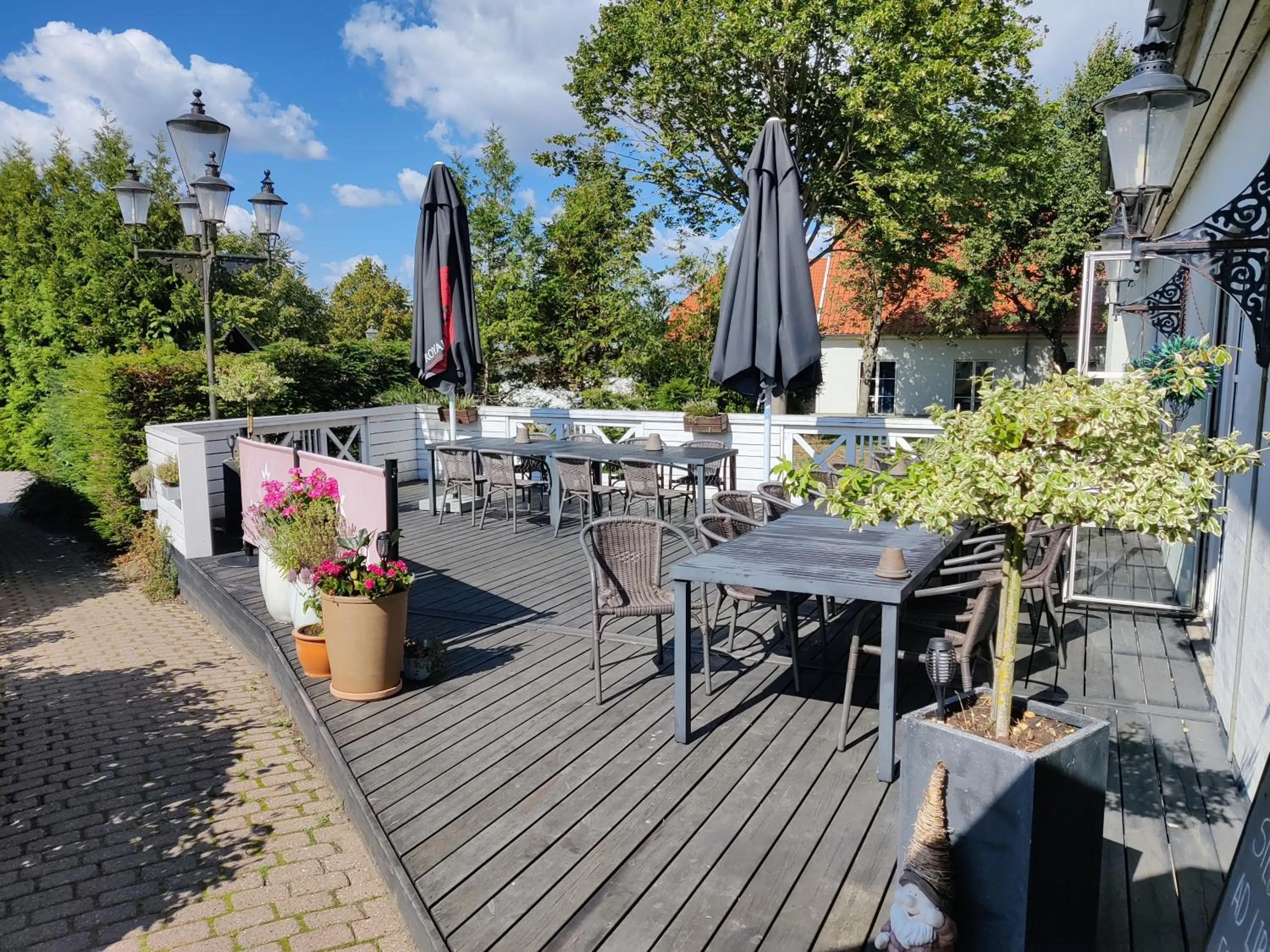 Balcony/Terrace in Hotel Aarslev Kro