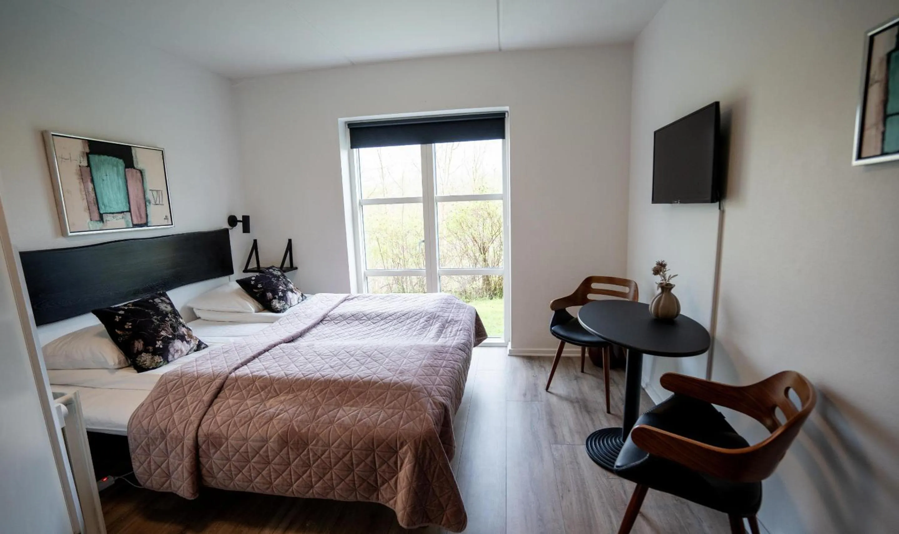 Bed in Hotel Aarslev Kro