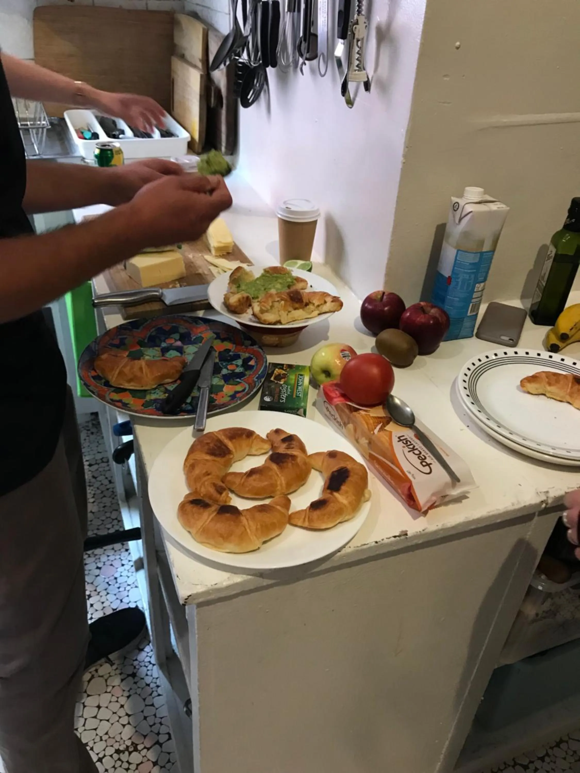 Breakfast in Flying Fox Backpackers