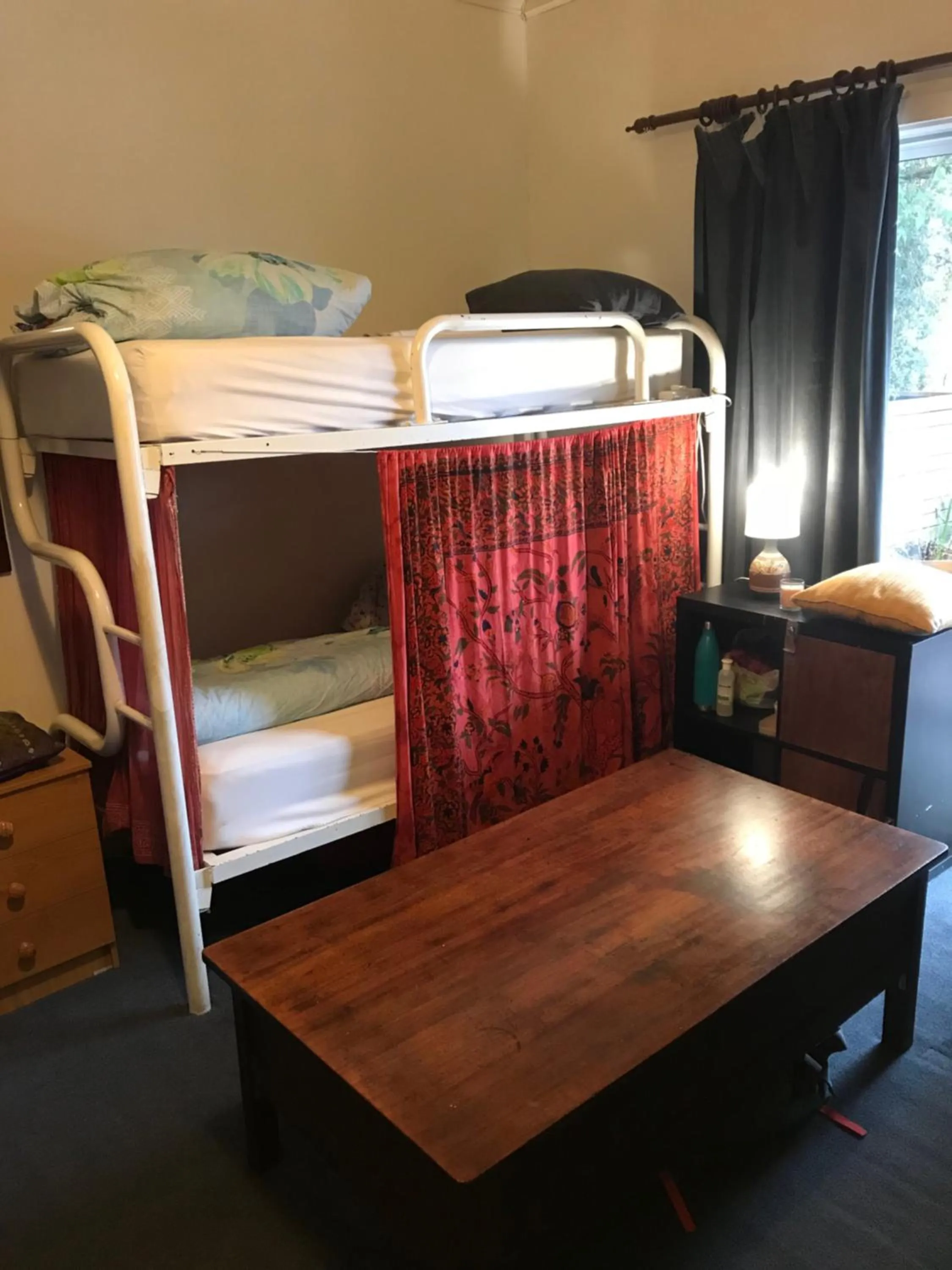 bunk bed, Bed in Flying Fox Backpackers