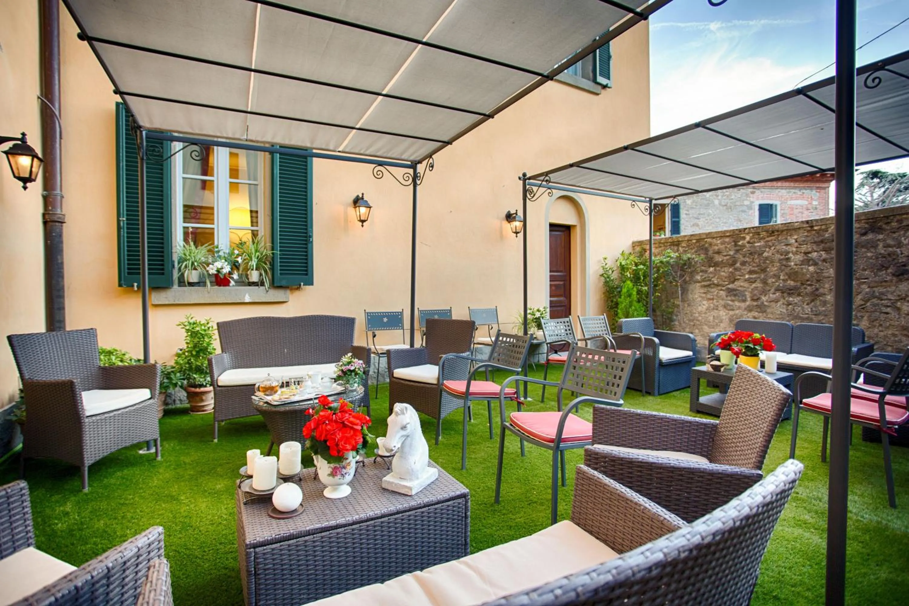 Patio in Hotel Villa Marsili