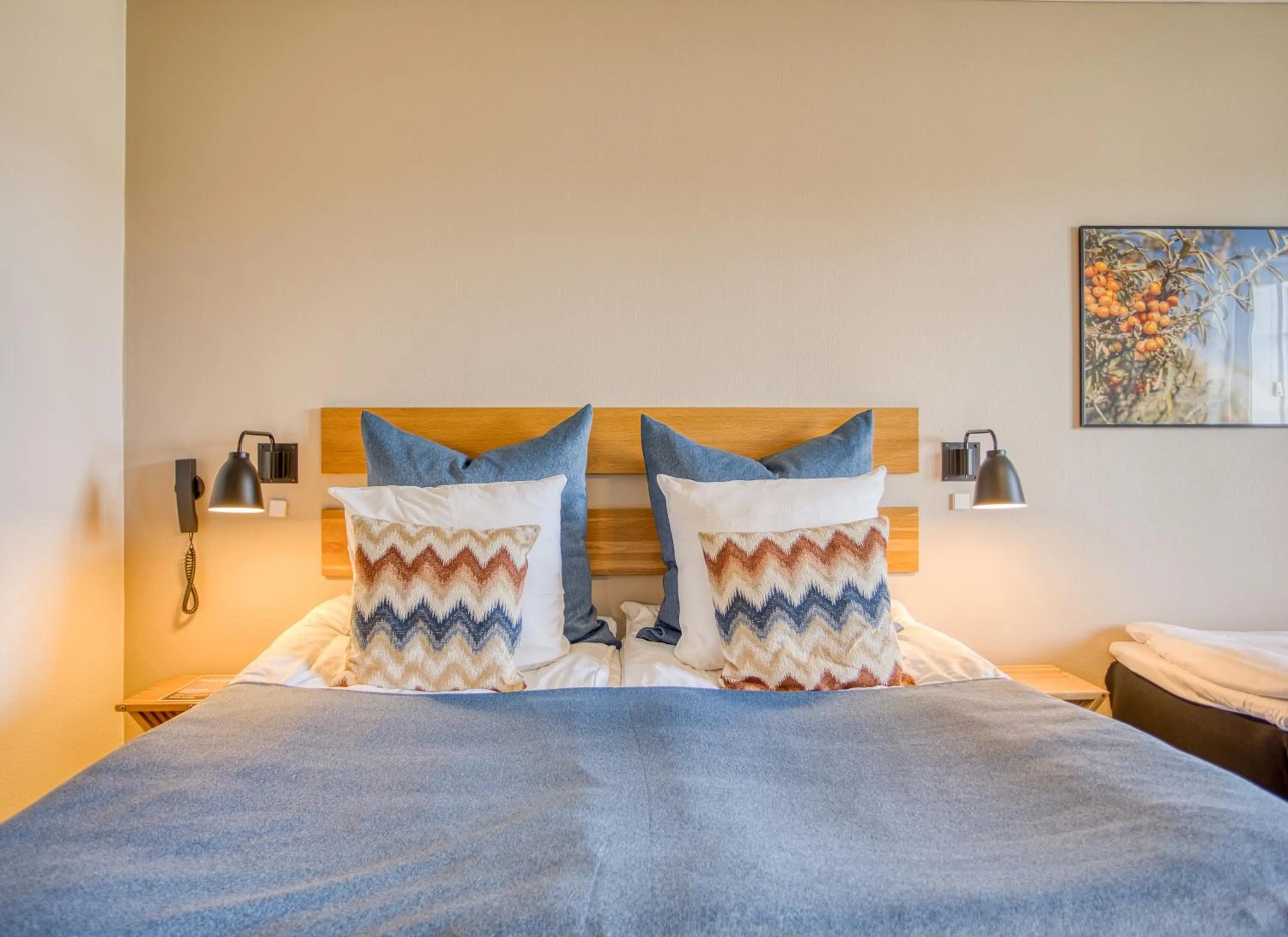 Bed in Color Hotel Skagen