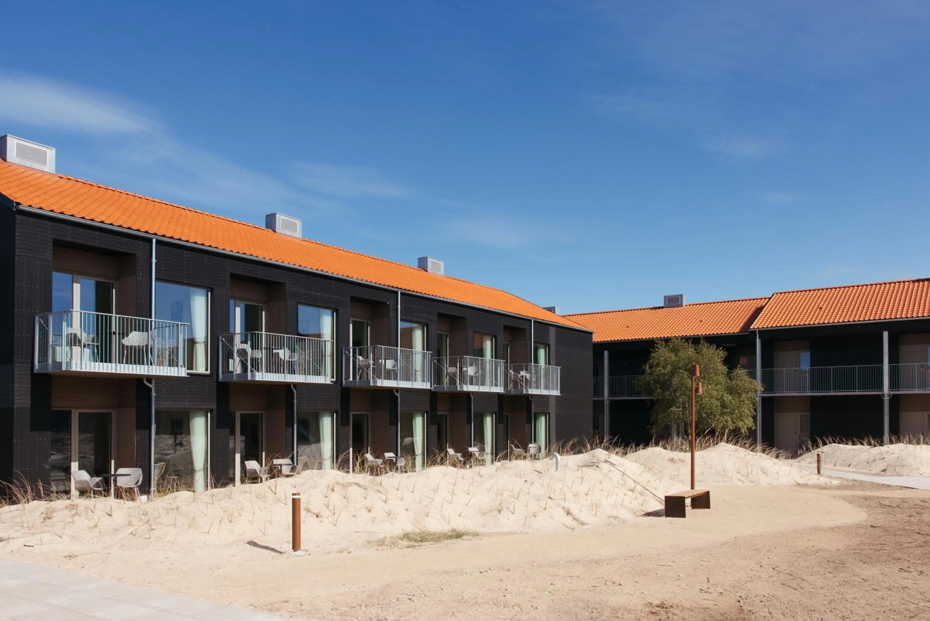 Property building in Color Hotel Skagen