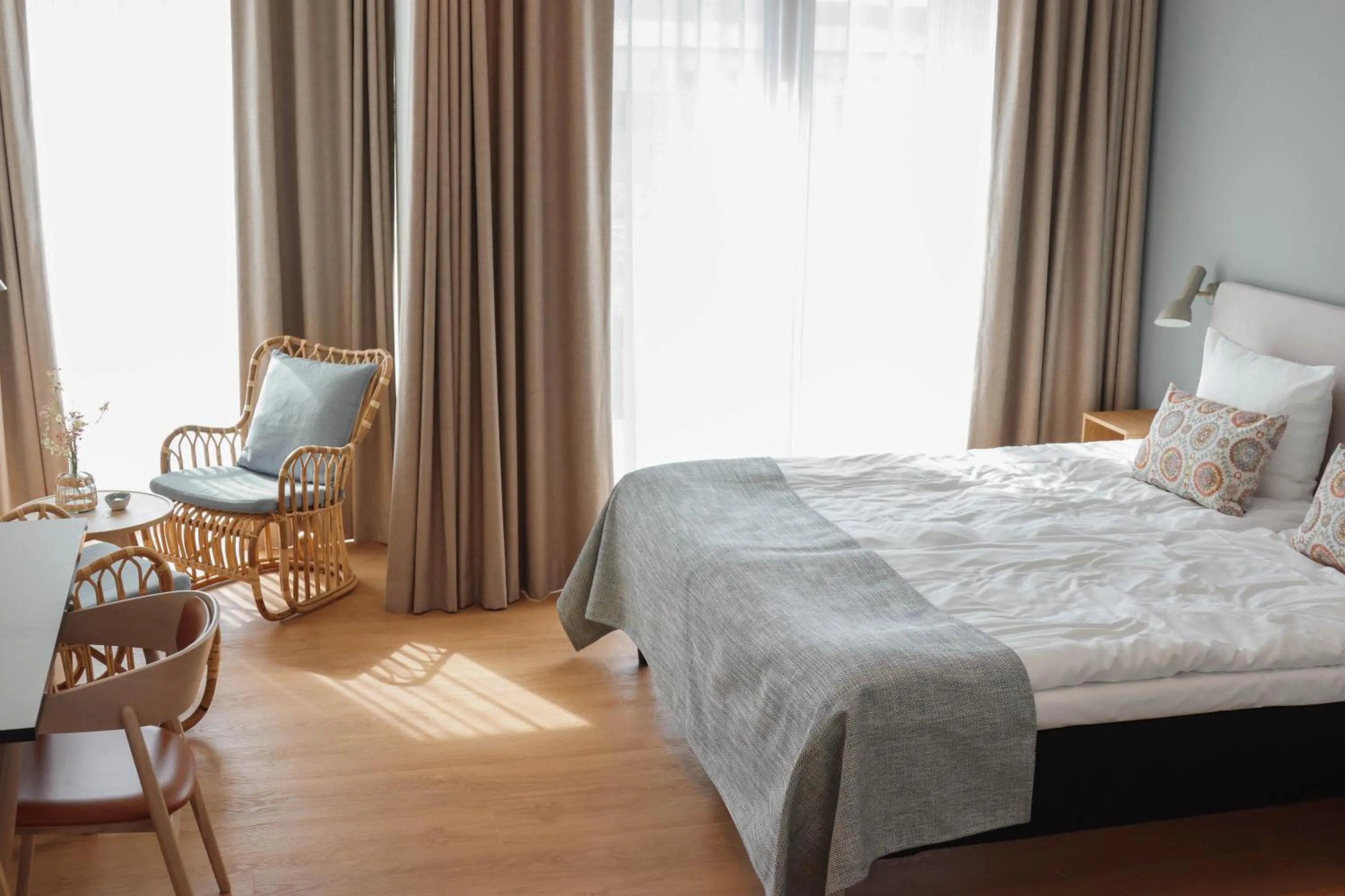 Bed in Color Hotel Skagen