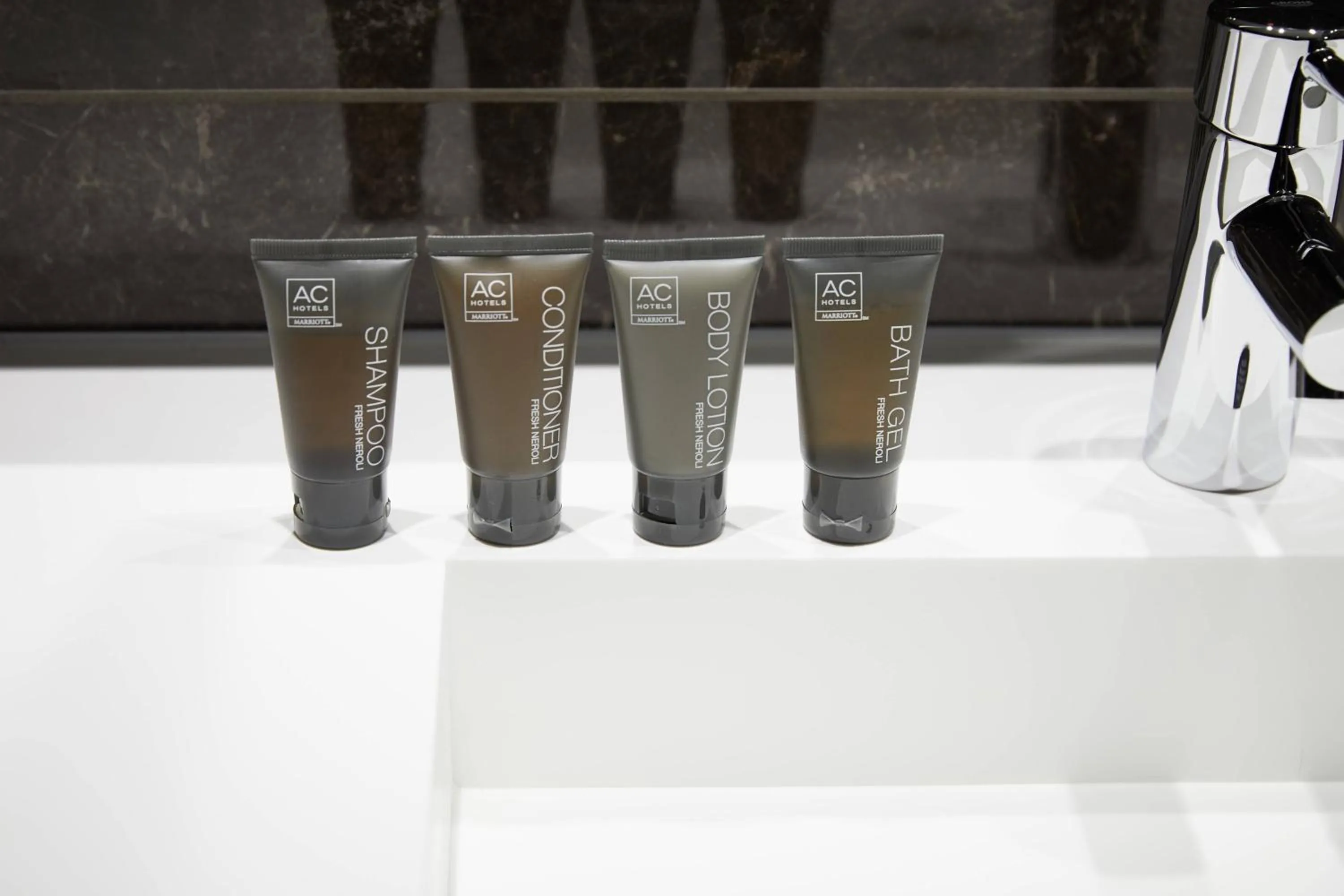 Bathroom in AC Hotel by Marriott Madison Downtown