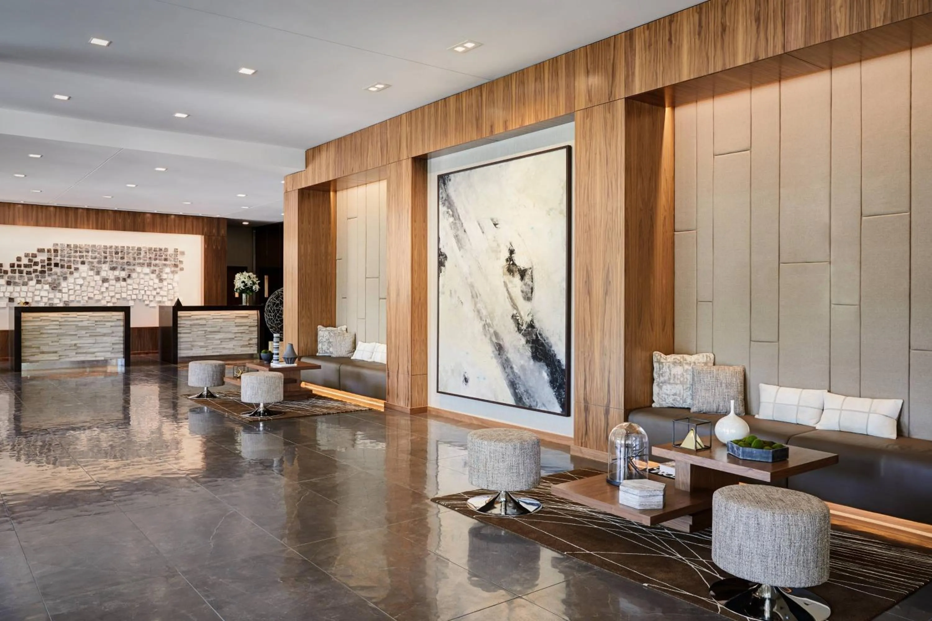 Lobby or reception in AC Hotel by Marriott Madison Downtown