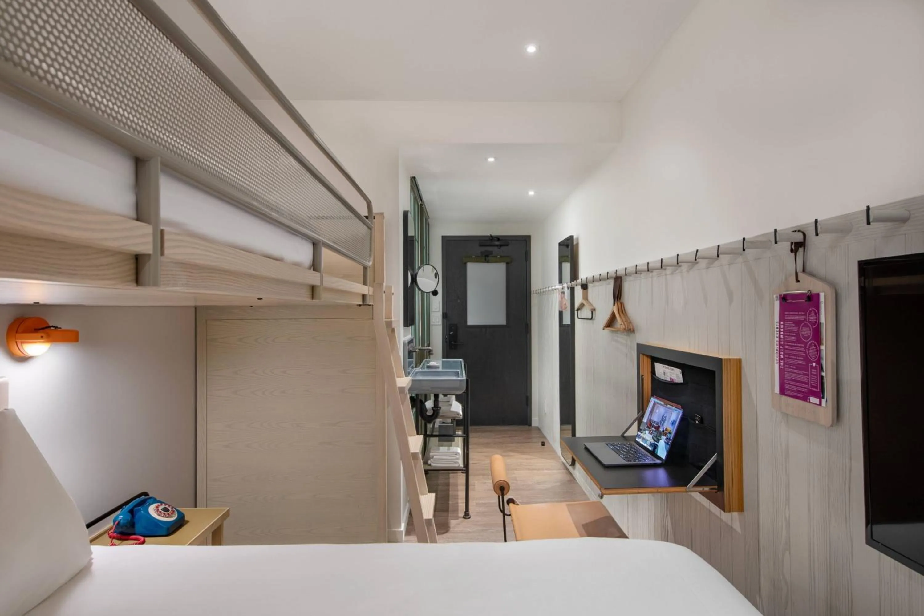 Photo of the whole room, Bed in MOXY NYC Times Square