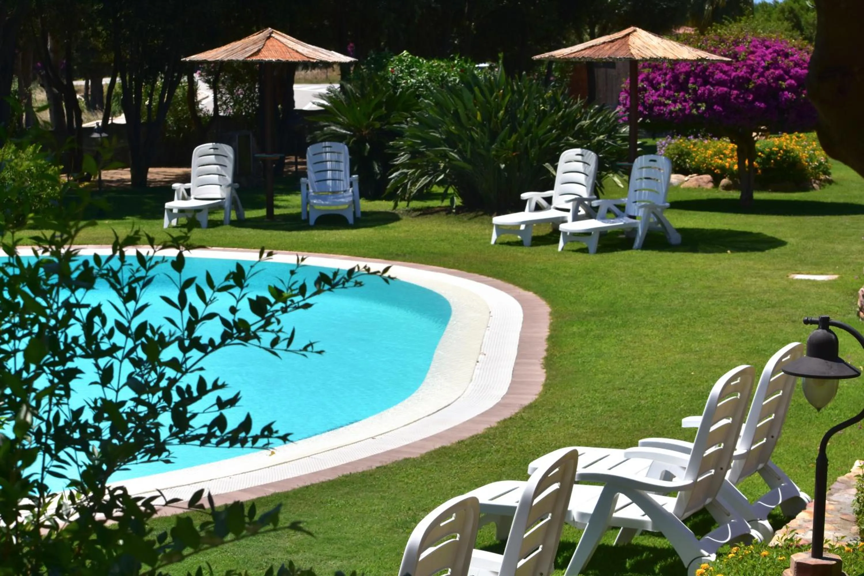 Garden in Hotel Su Giganti