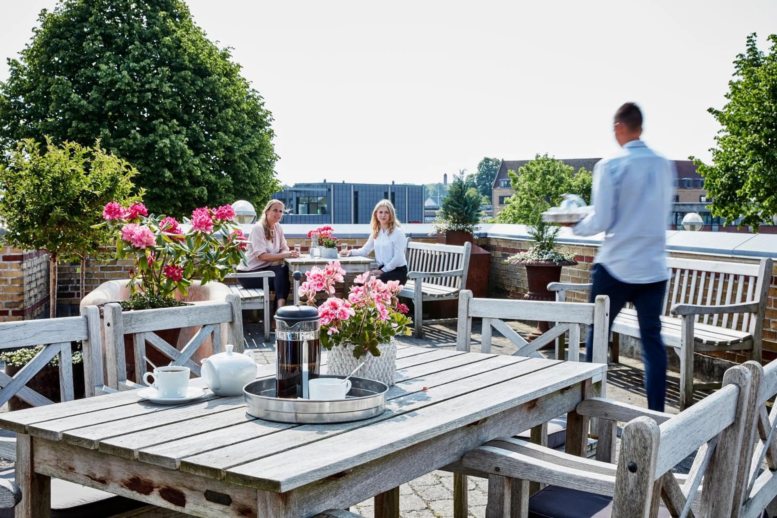 Garden in Montra Odder Parkhotel