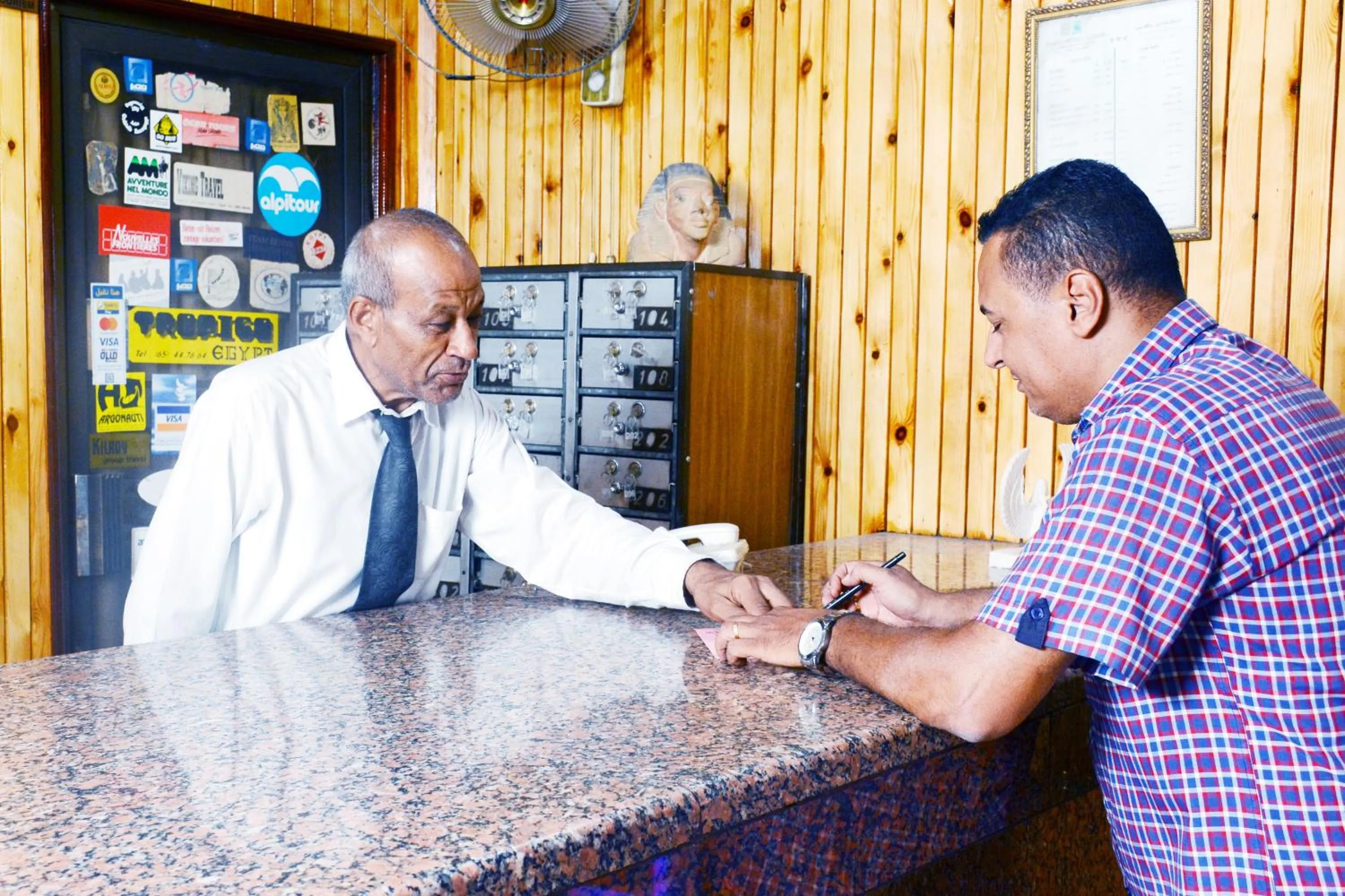 Property building in Shady Hotel Luxor