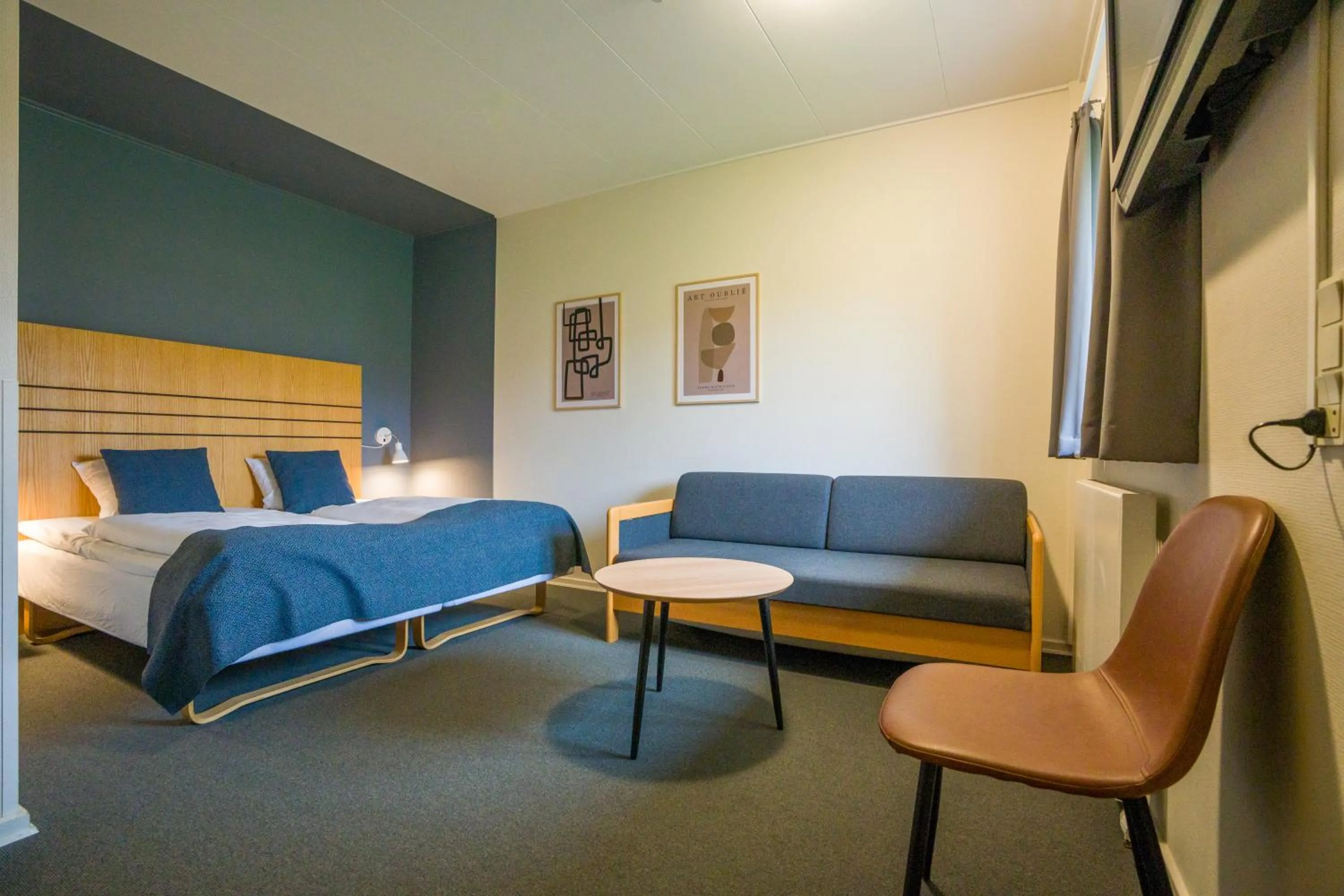 Bed in Hotel Hedemarken