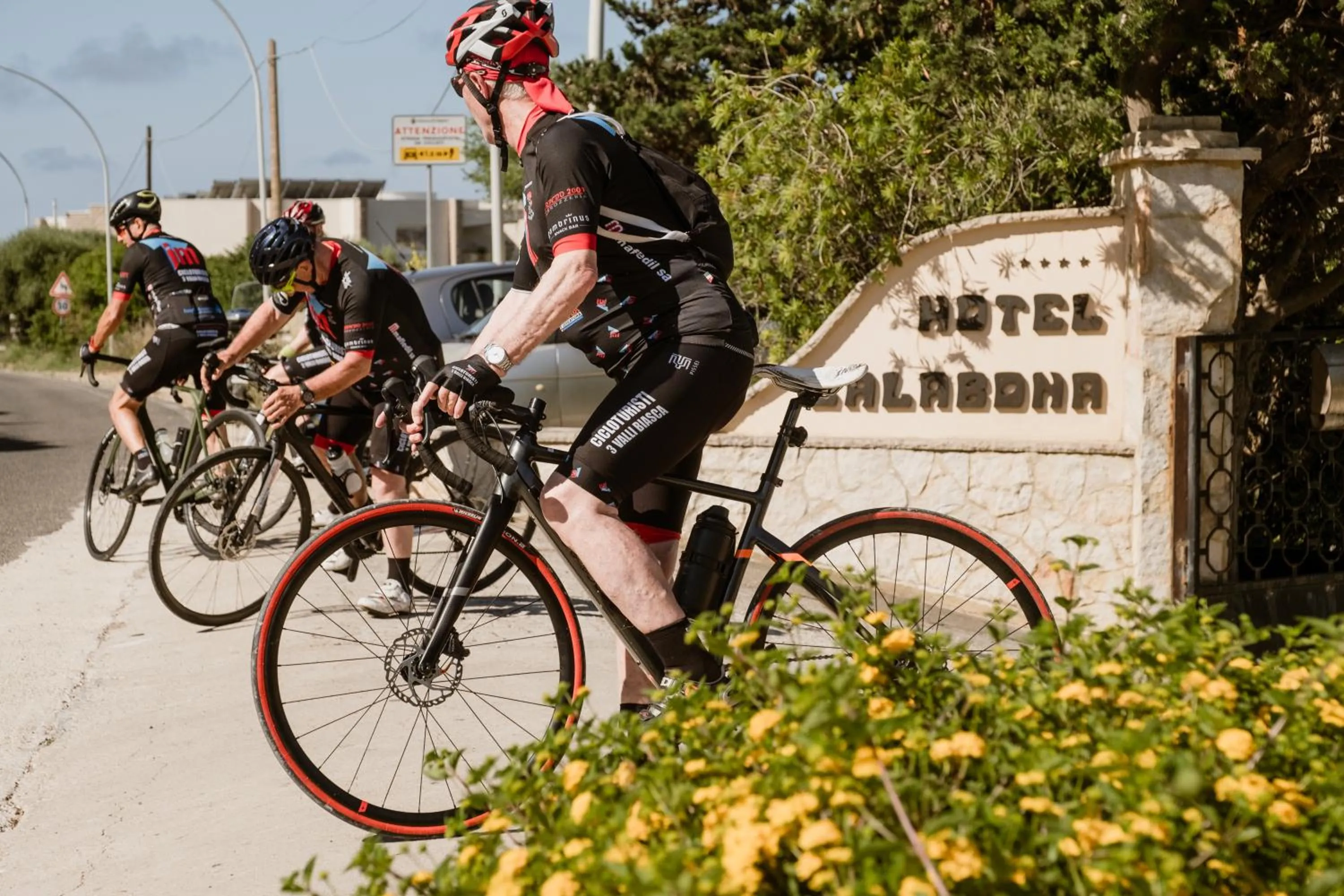 group of guests in Hotel Calabona