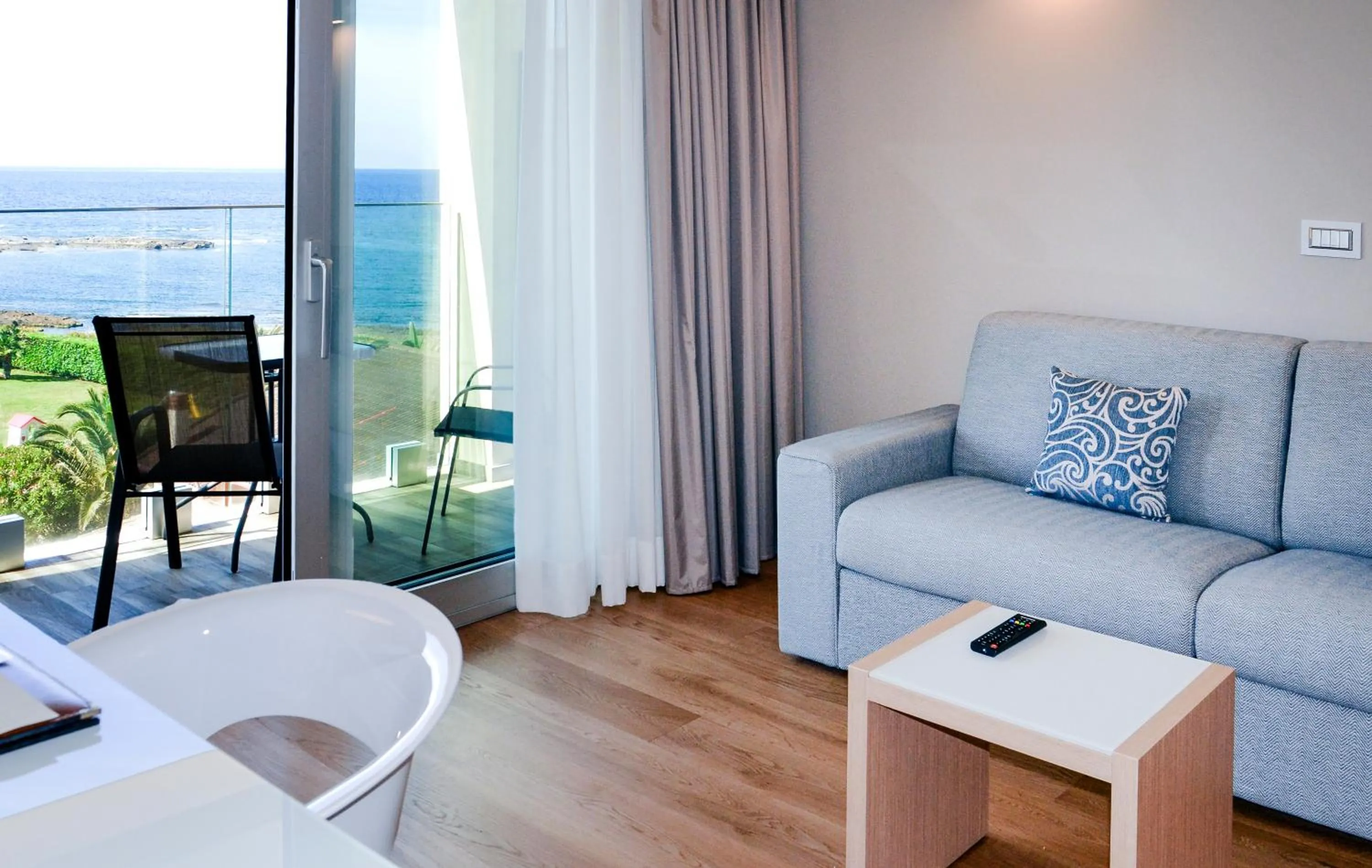 Seating area in Hotel Calabona