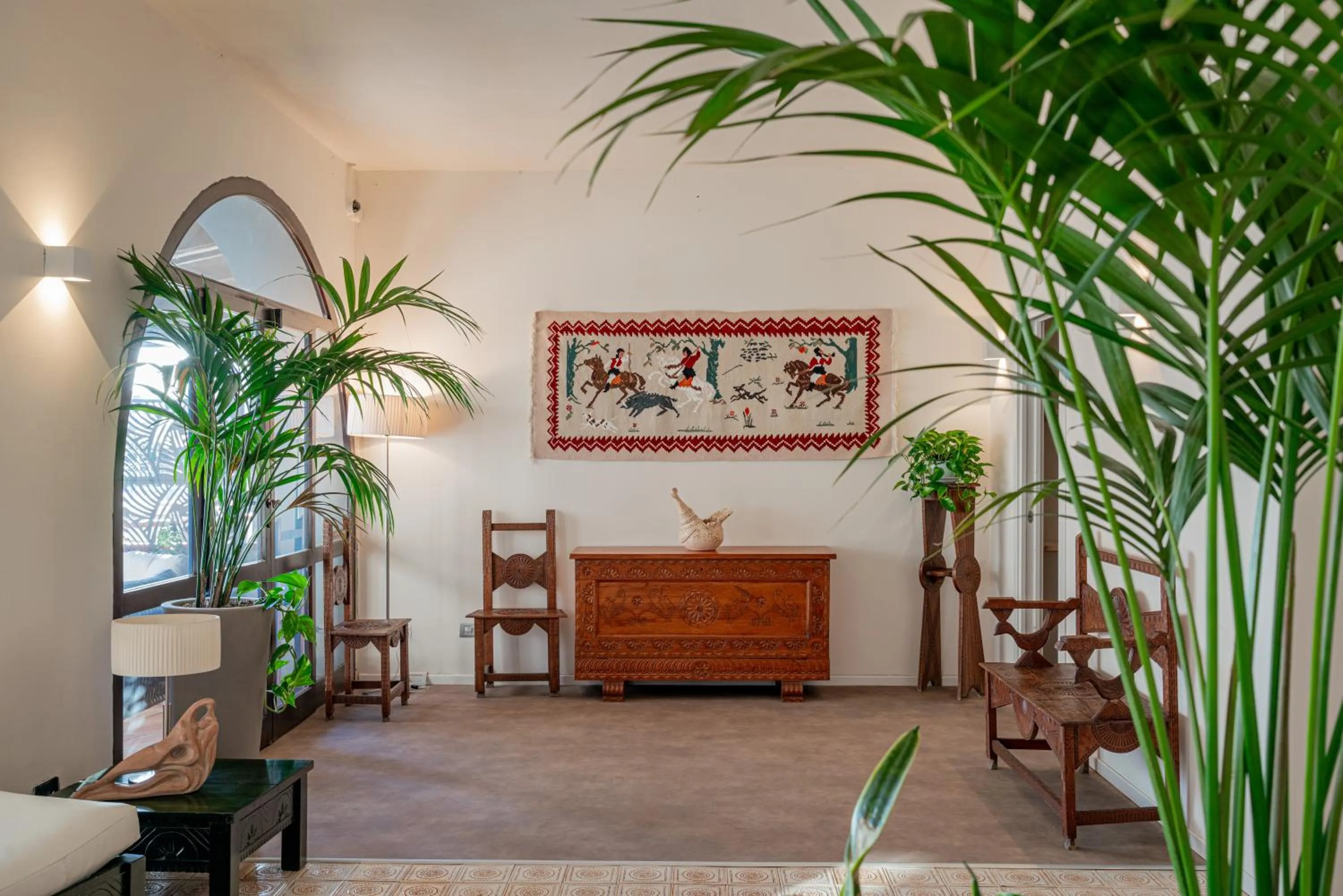 Lobby or reception in Hotel Calabona