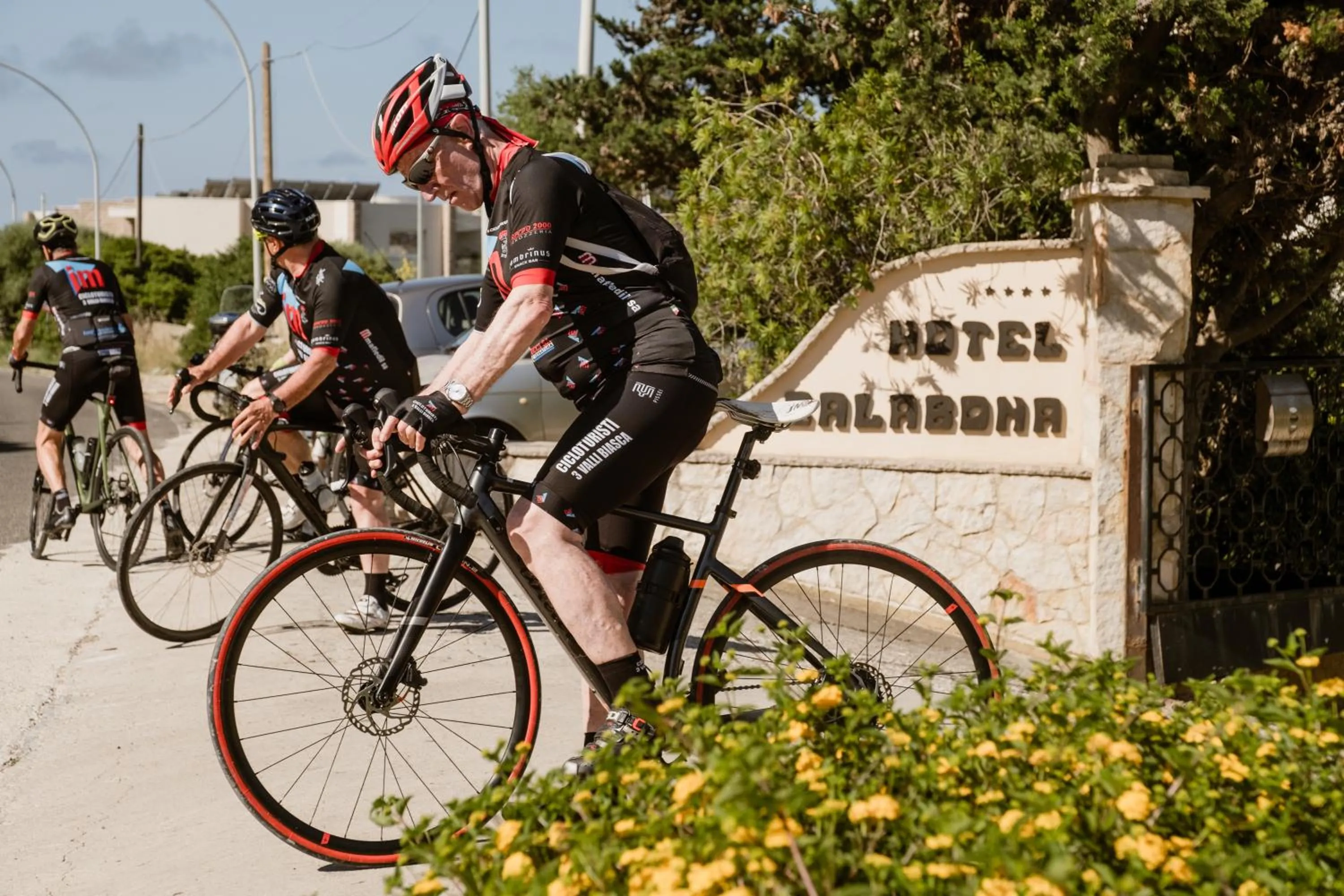 group of guests in Hotel Calabona