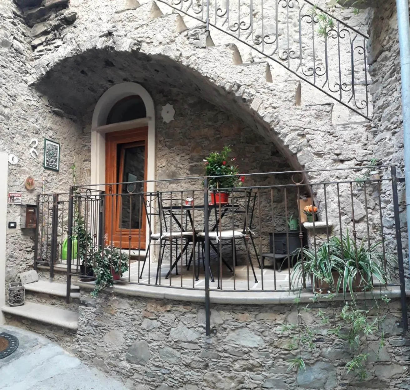 Balcony/Terrace in Arvé Castelbianco - B&B e Appartamento