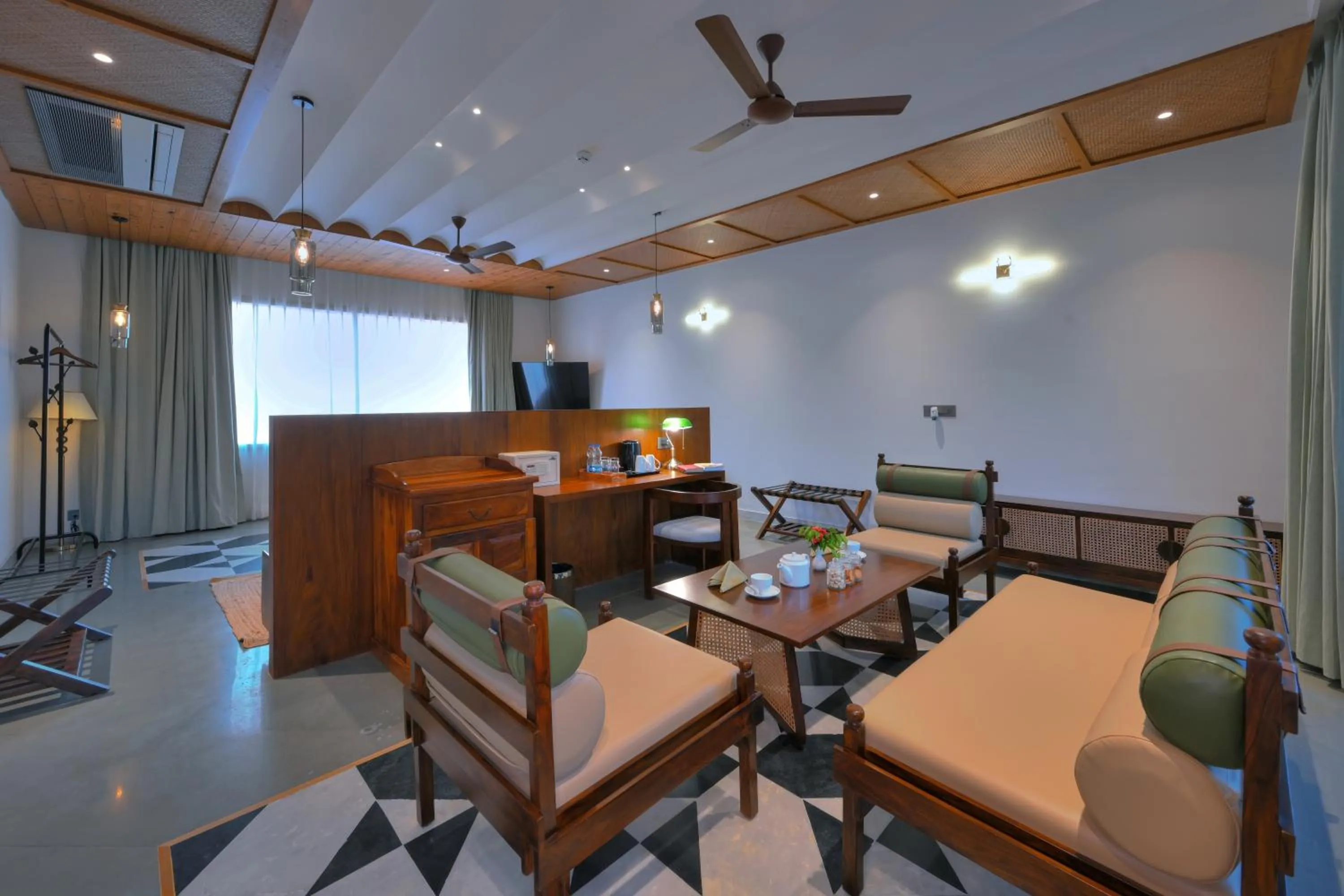 Living room in Ranthambore Bagh Palace