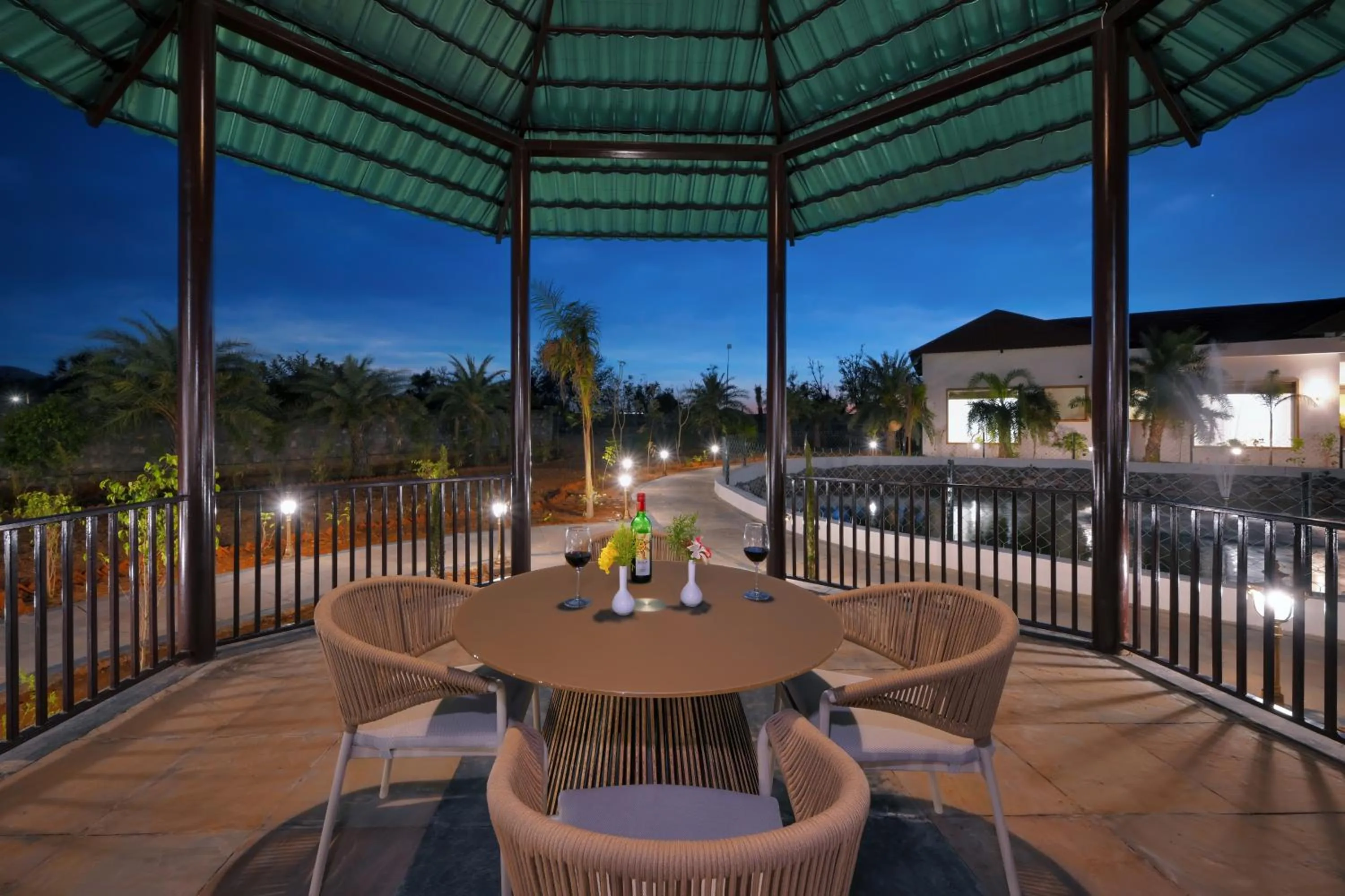 Seating area in Ranthambore Bagh Palace