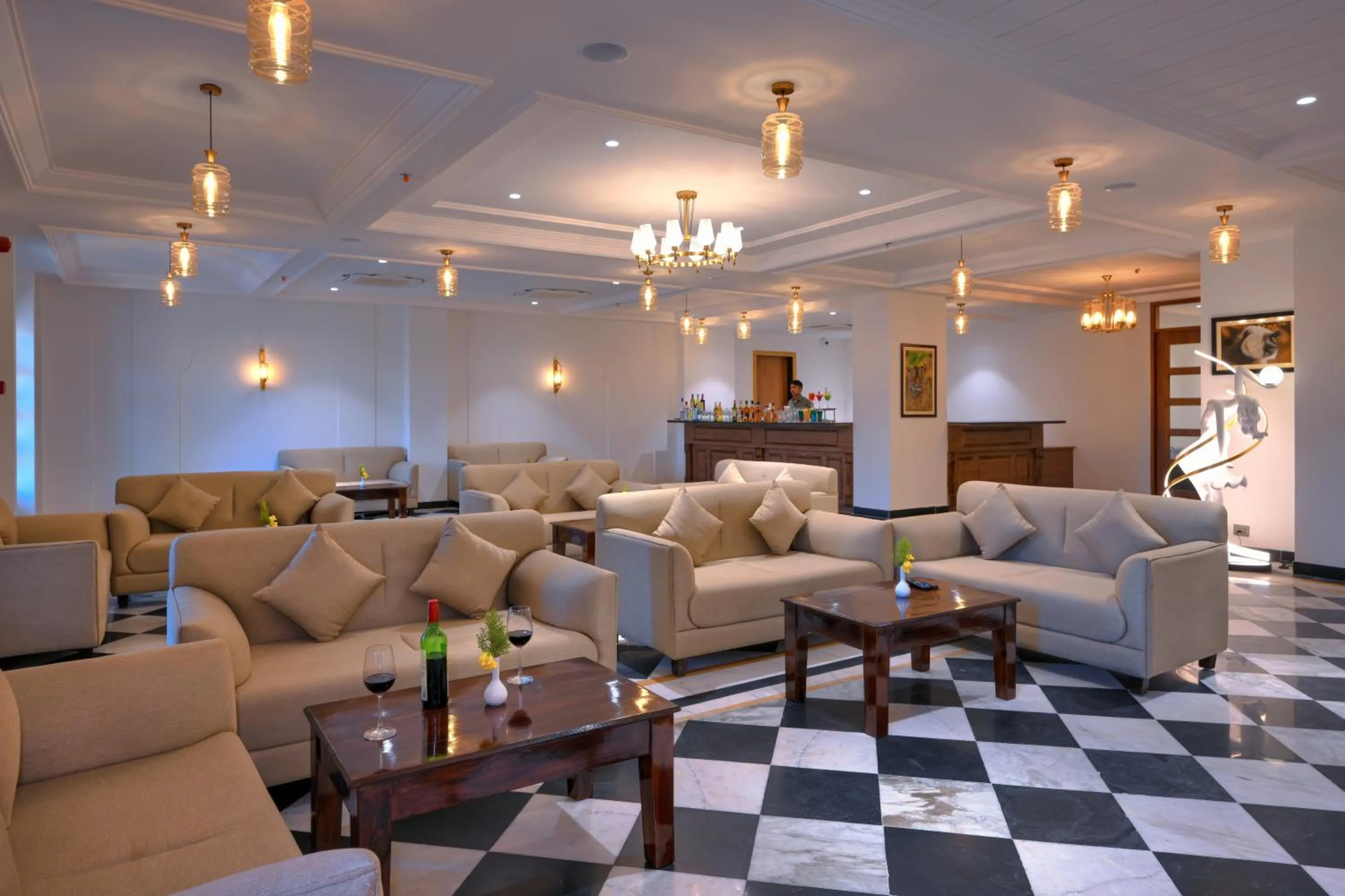 Lounge or bar in Ranthambore Bagh Palace