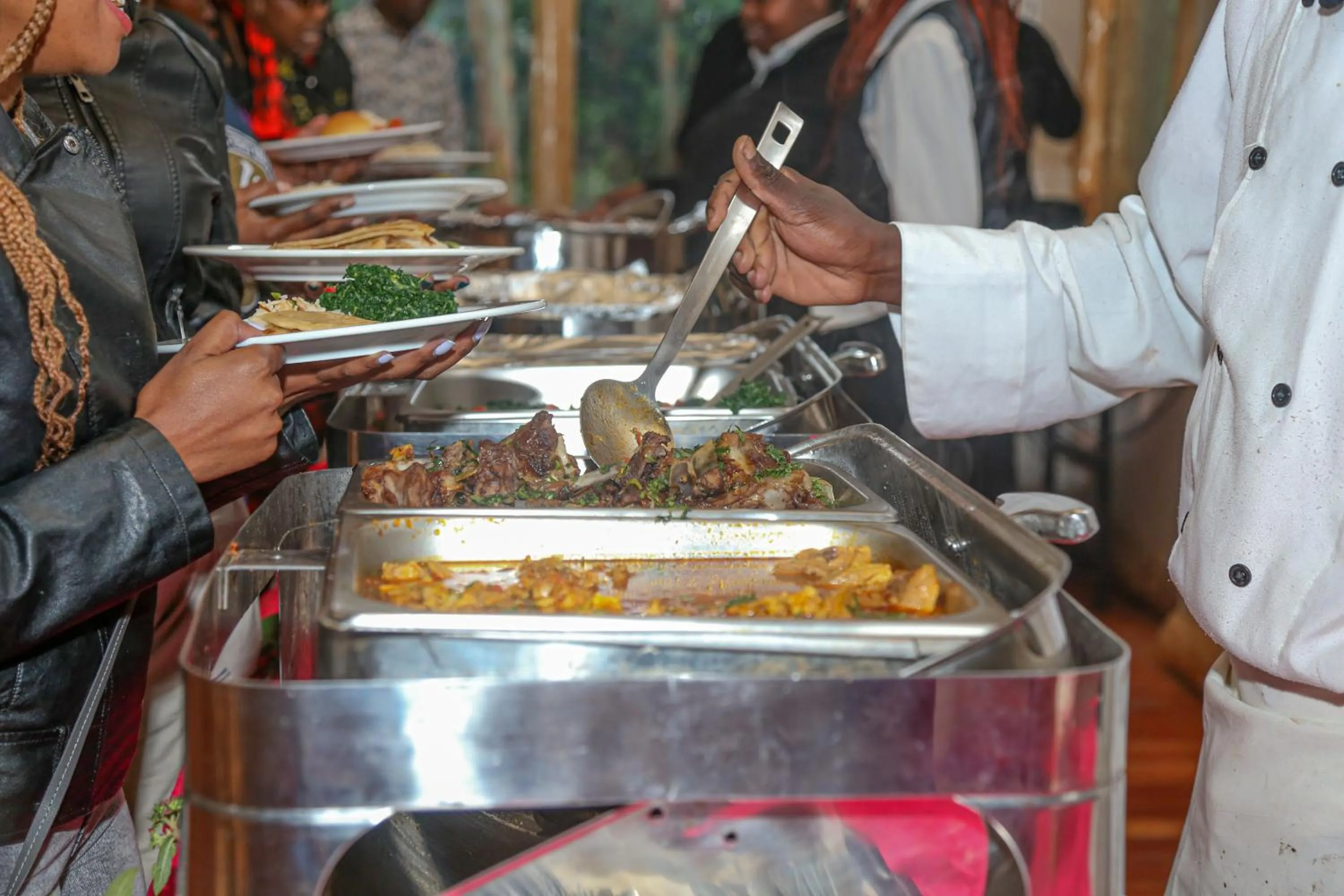 Food in Dovenest Lodge