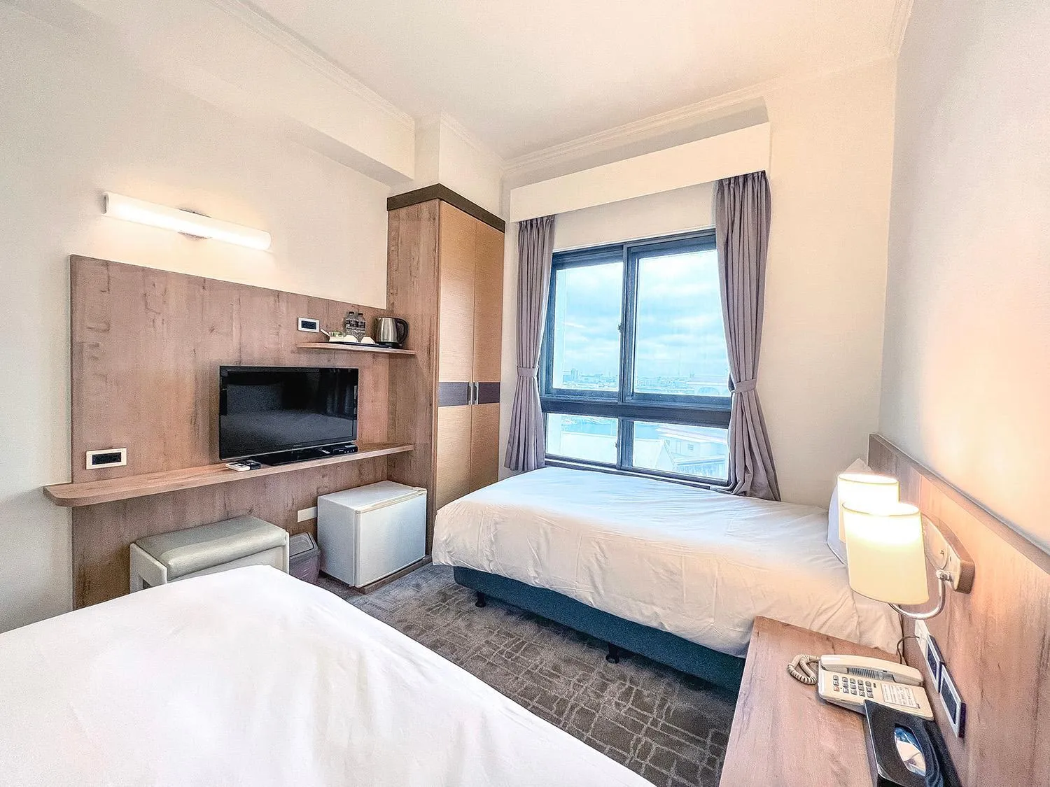 Bed in Foung Kou Hotel