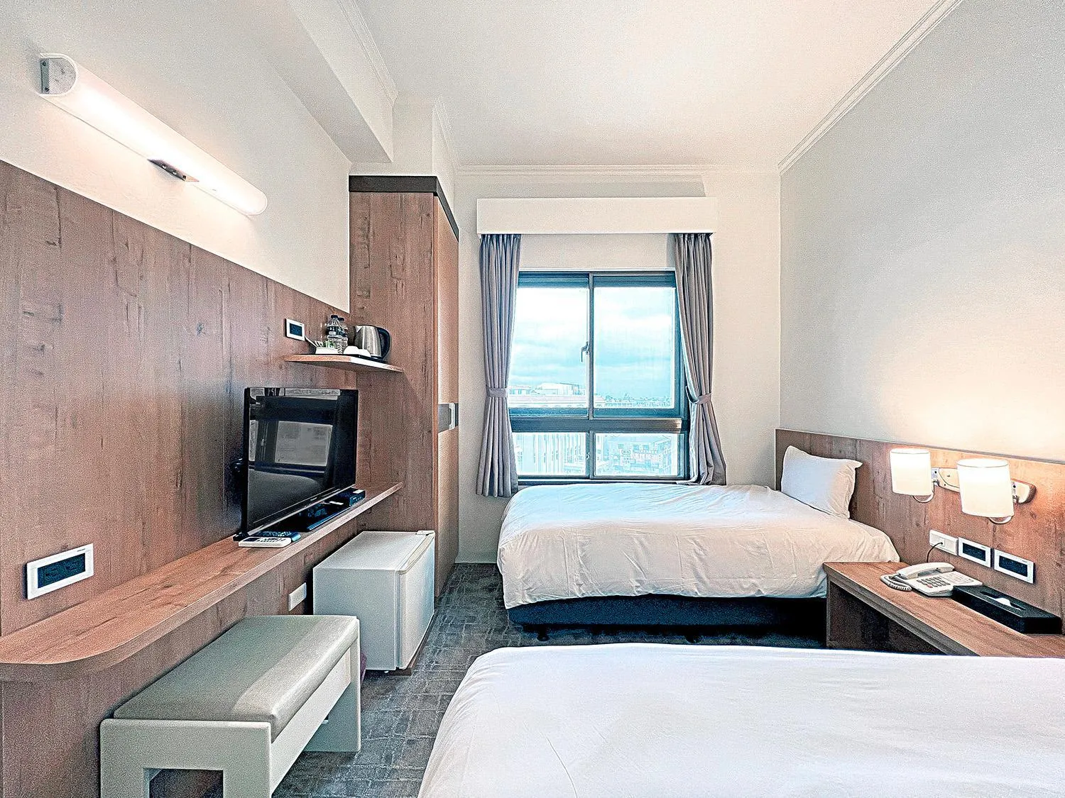 Bed in Foung Kou Hotel