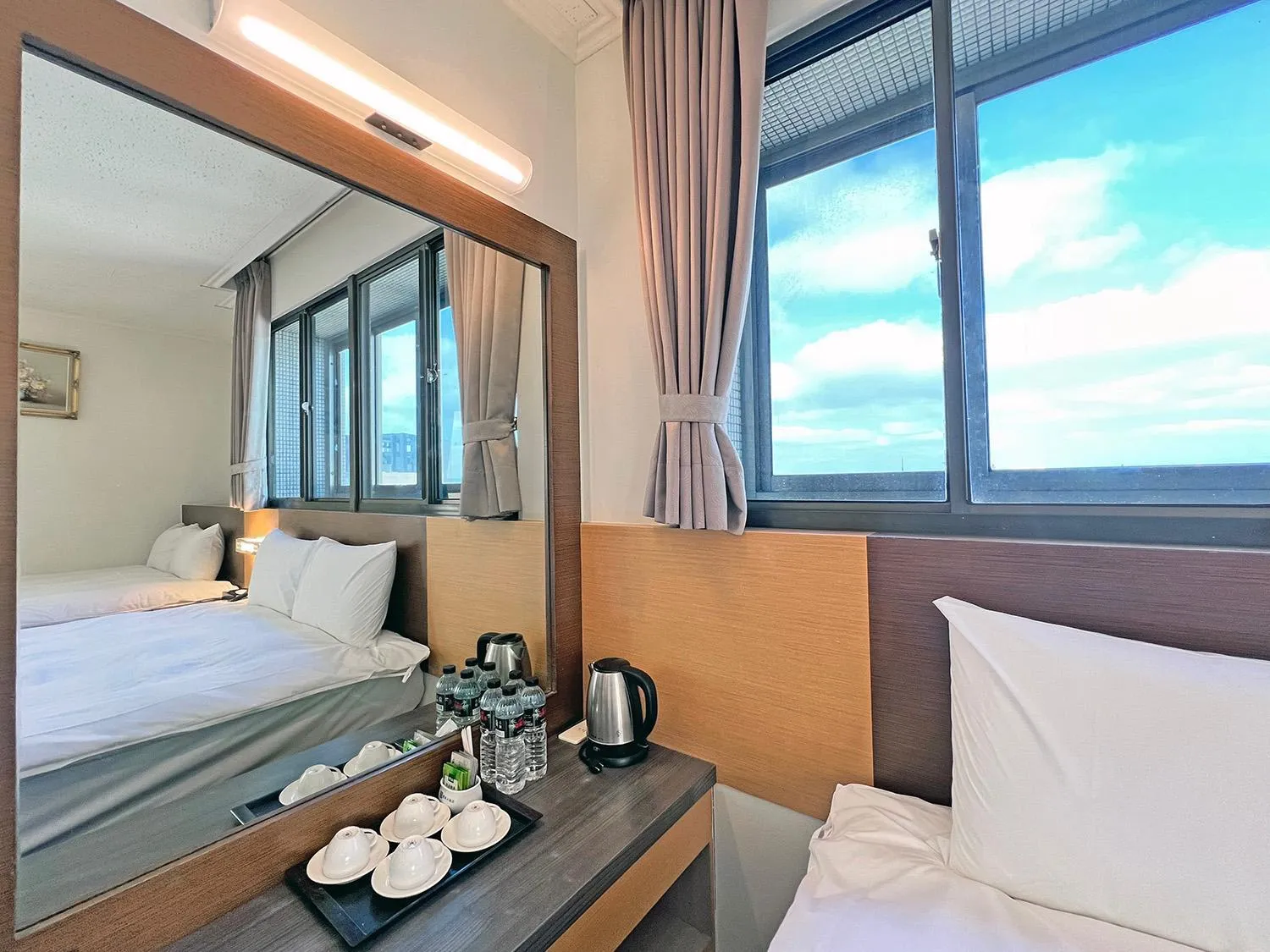 Bed in Foung Kou Hotel