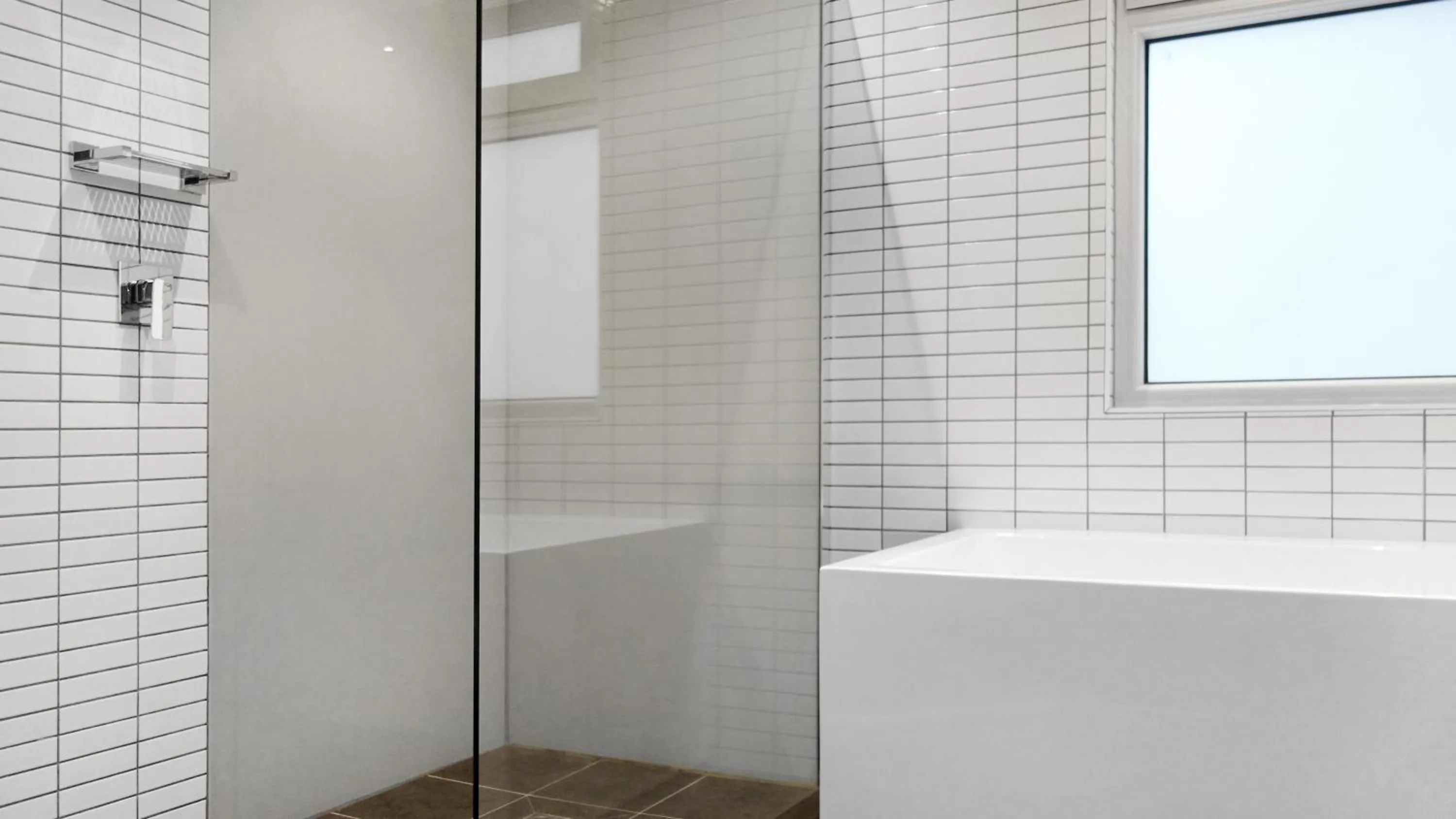 Bathroom in Semaphore Splash Apartments