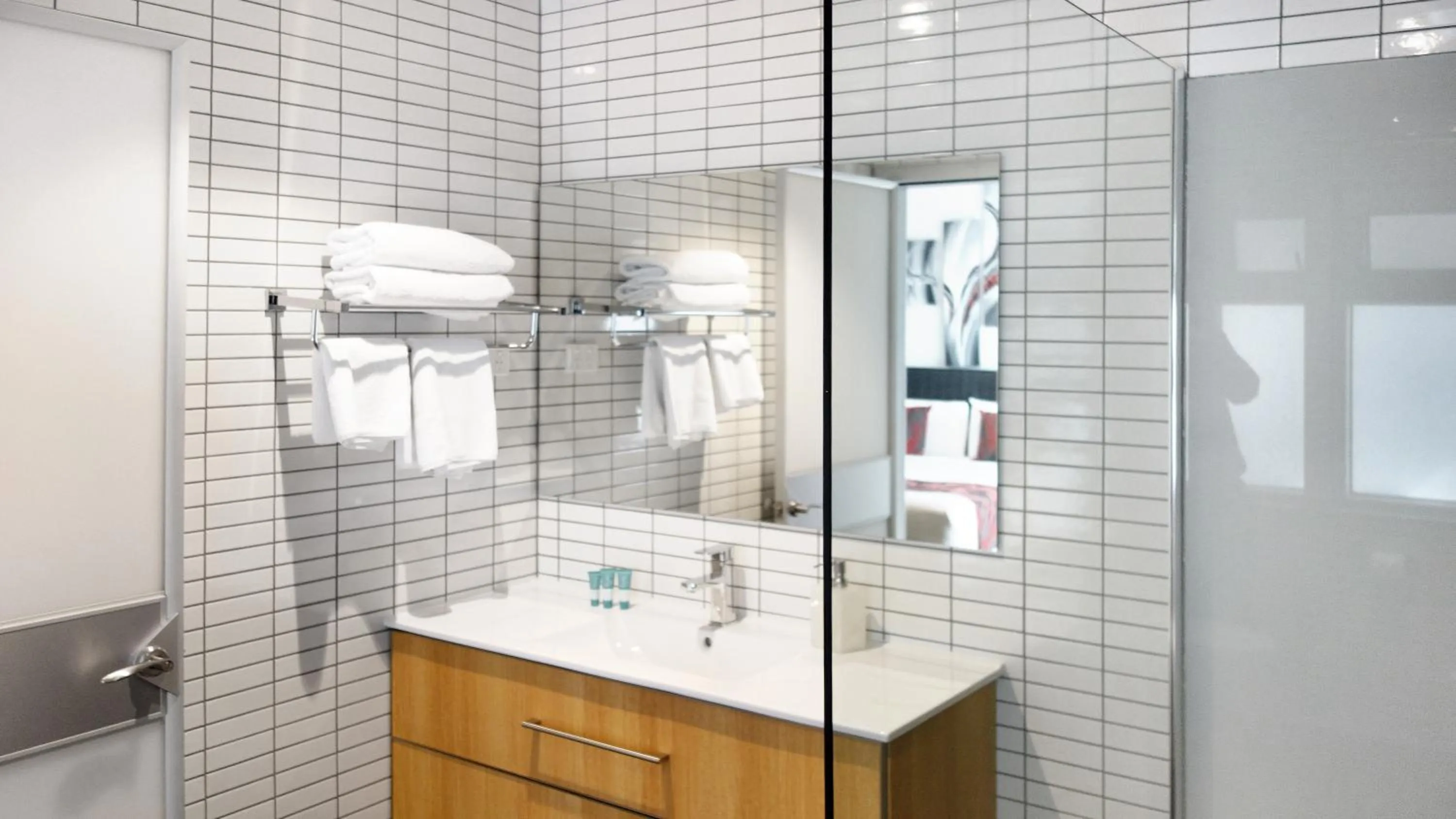 Bathroom in Semaphore Splash Apartments