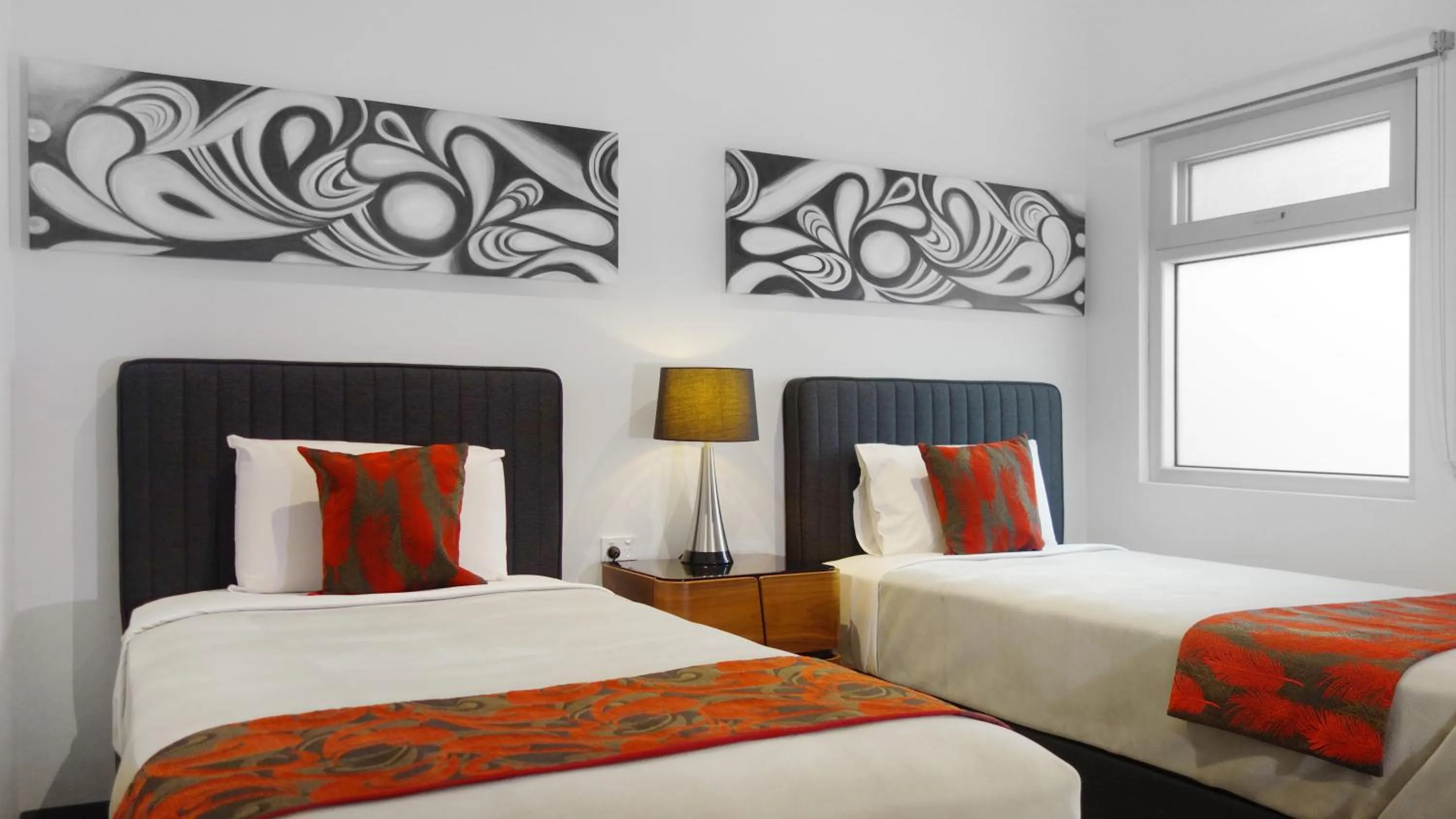 Bedroom, Bed in Semaphore Splash Apartments