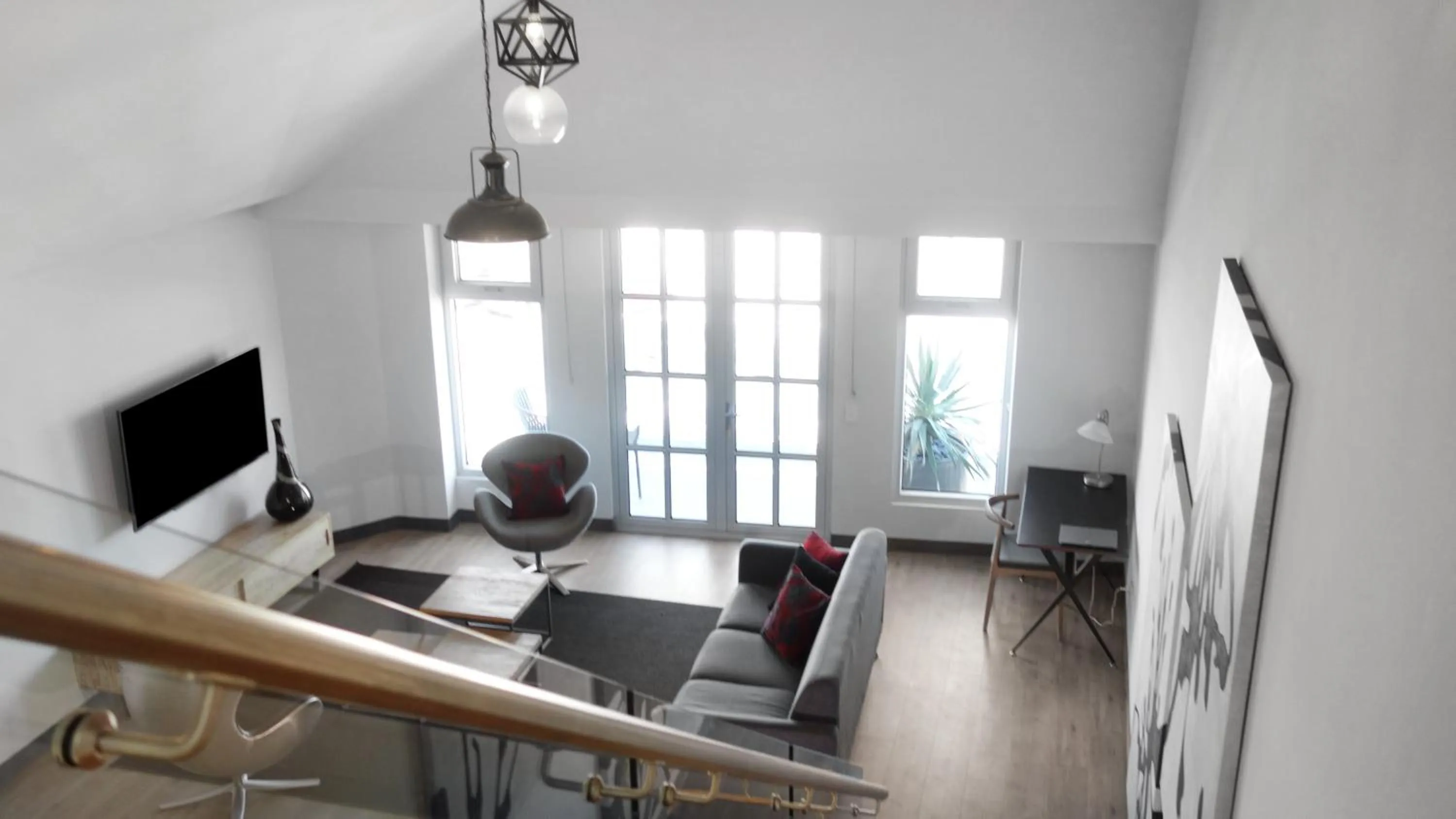 Living room in Semaphore Splash Apartments