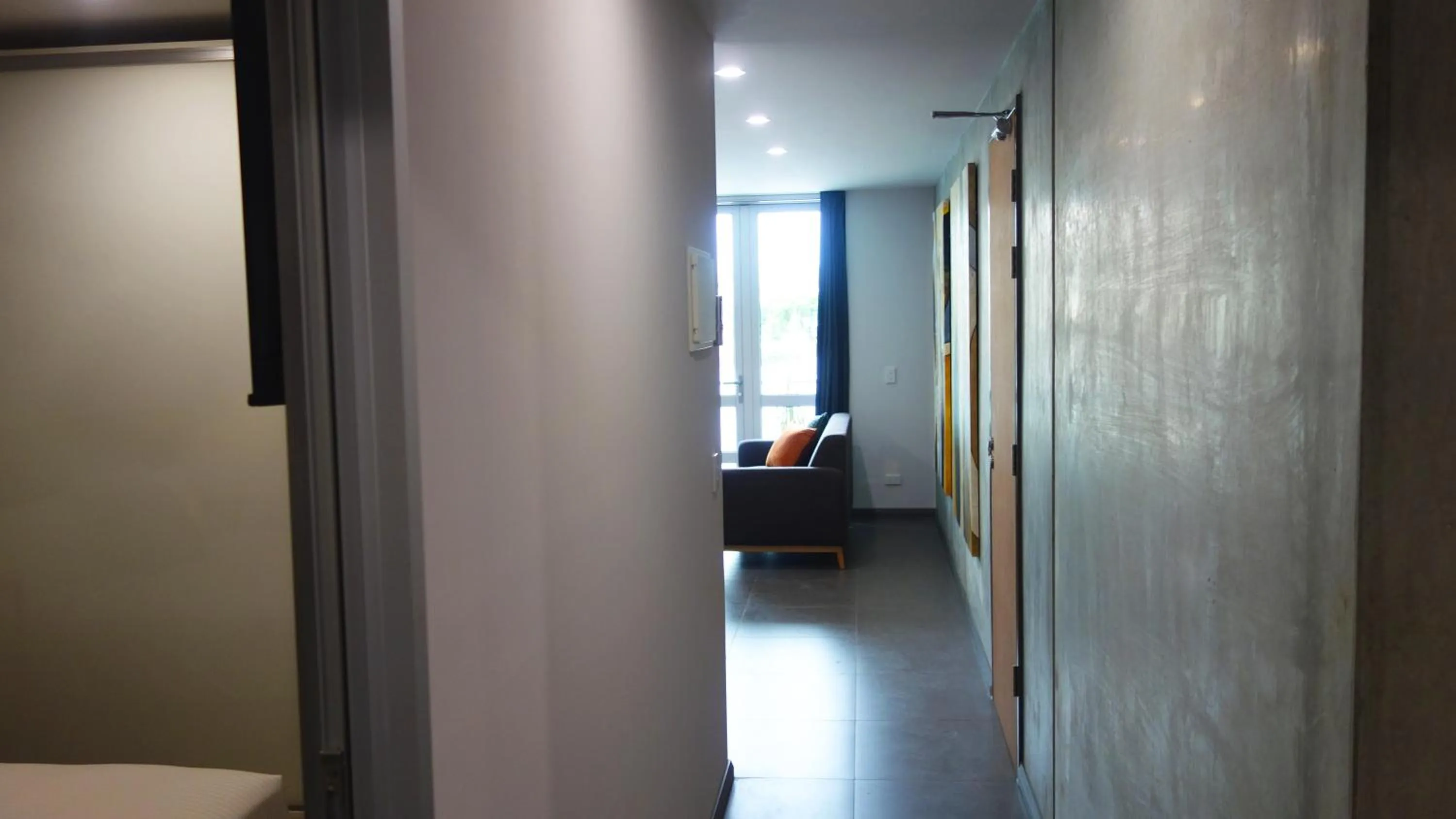 Seating area in Semaphore Splash Apartments