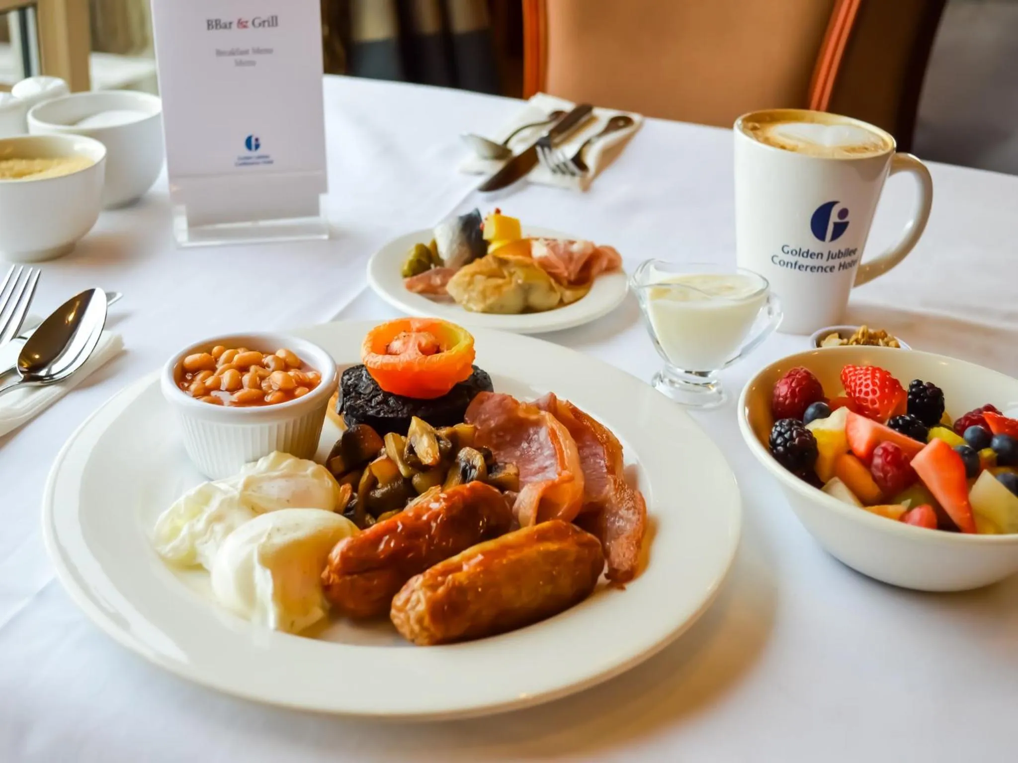 Food and drinks in The Golden Jubilee Hotel