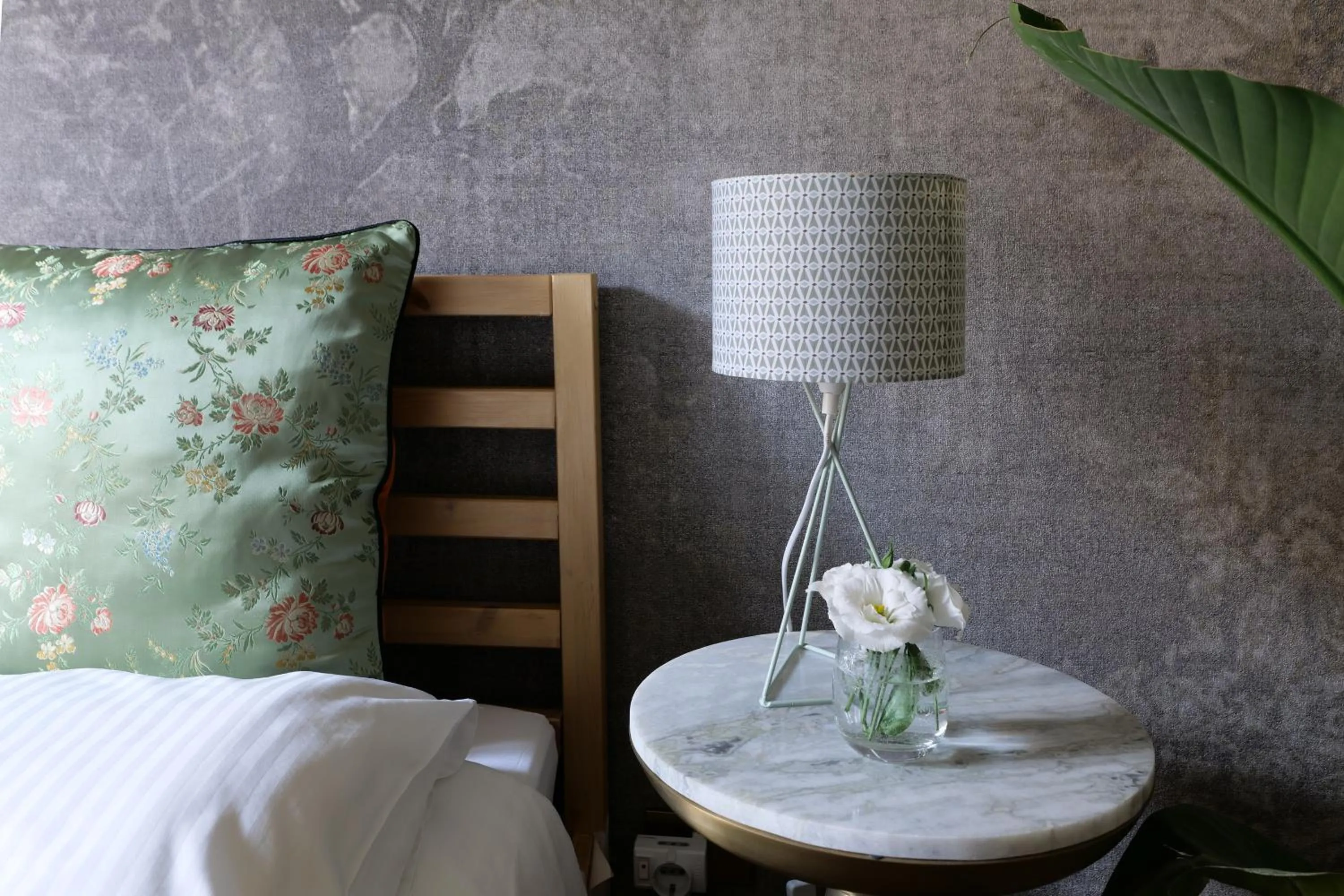 Decorative detail, Bed in House of Frames