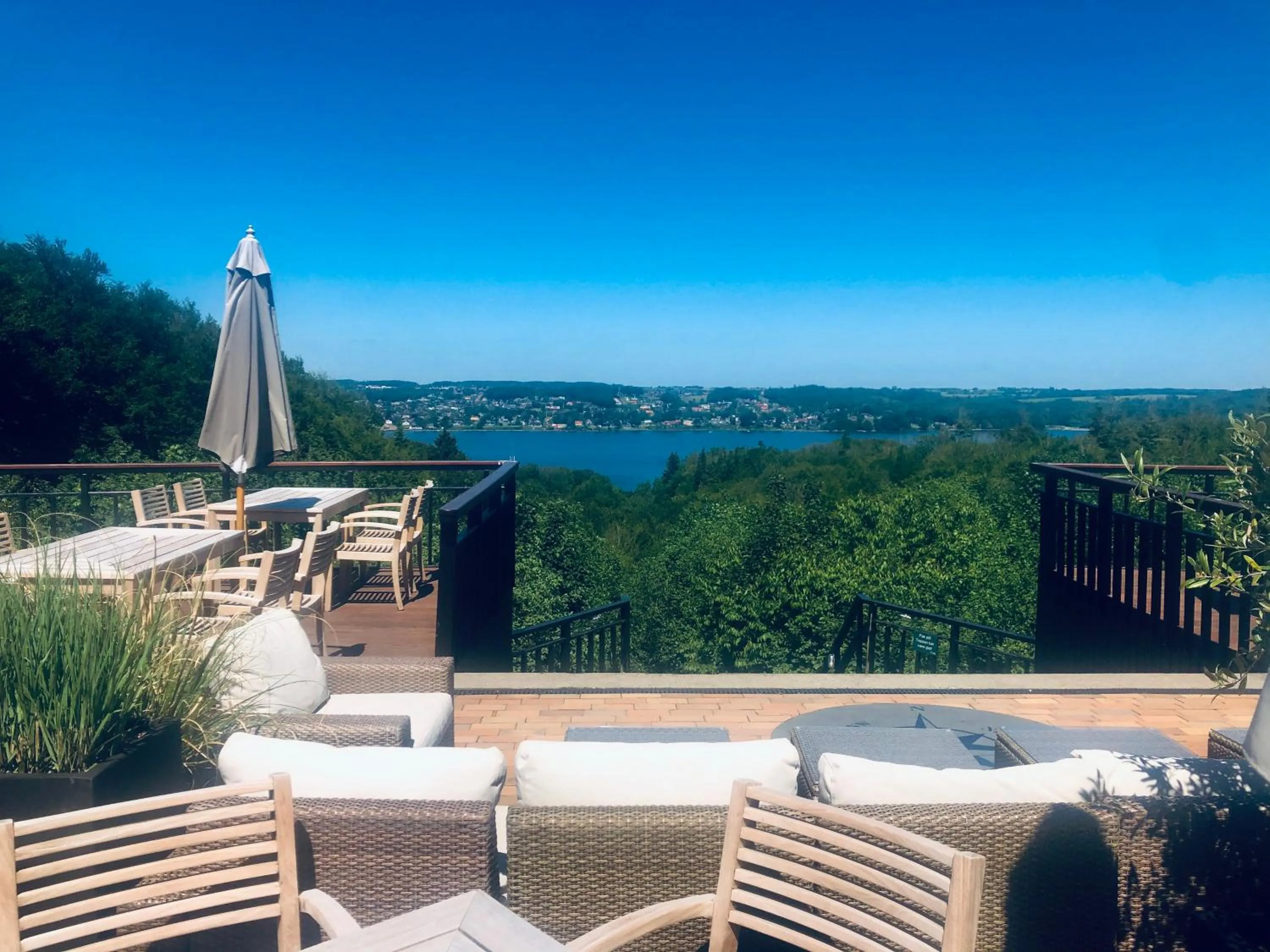 Balcony/Terrace in Munkebjerg Hotel