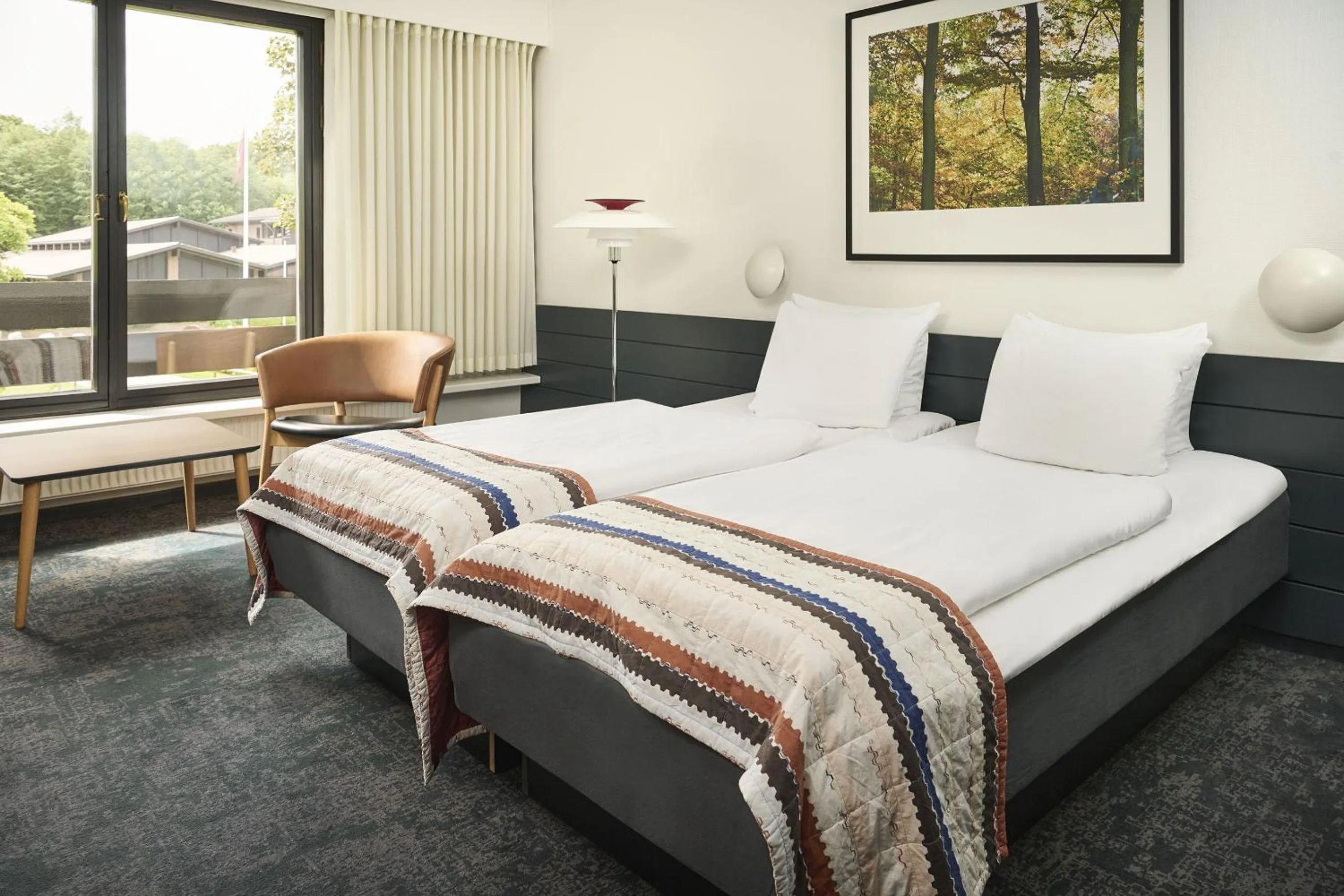 Bed in Munkebjerg Hotel