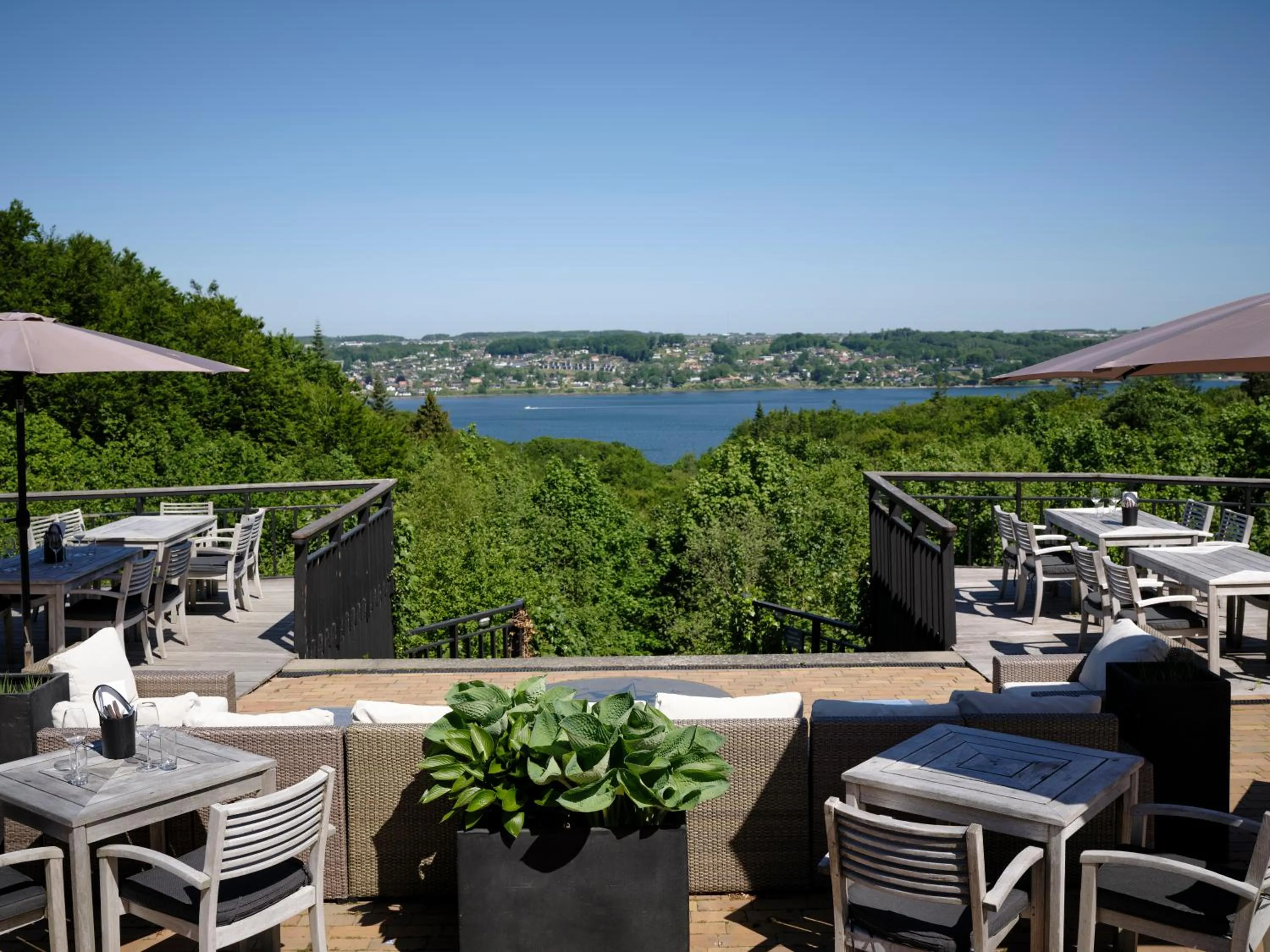 Balcony/Terrace in Munkebjerg Hotel