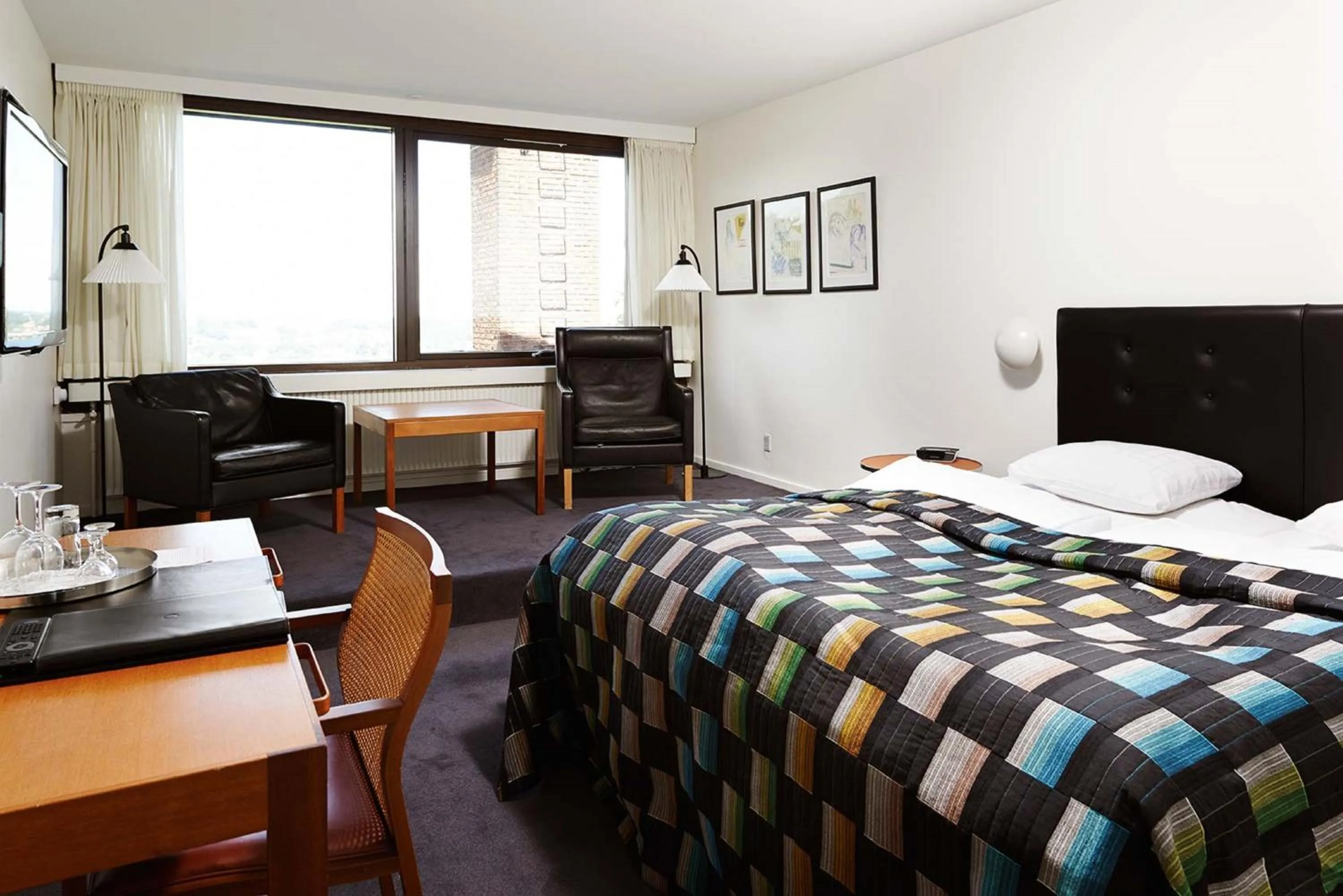 Bed in Munkebjerg Hotel