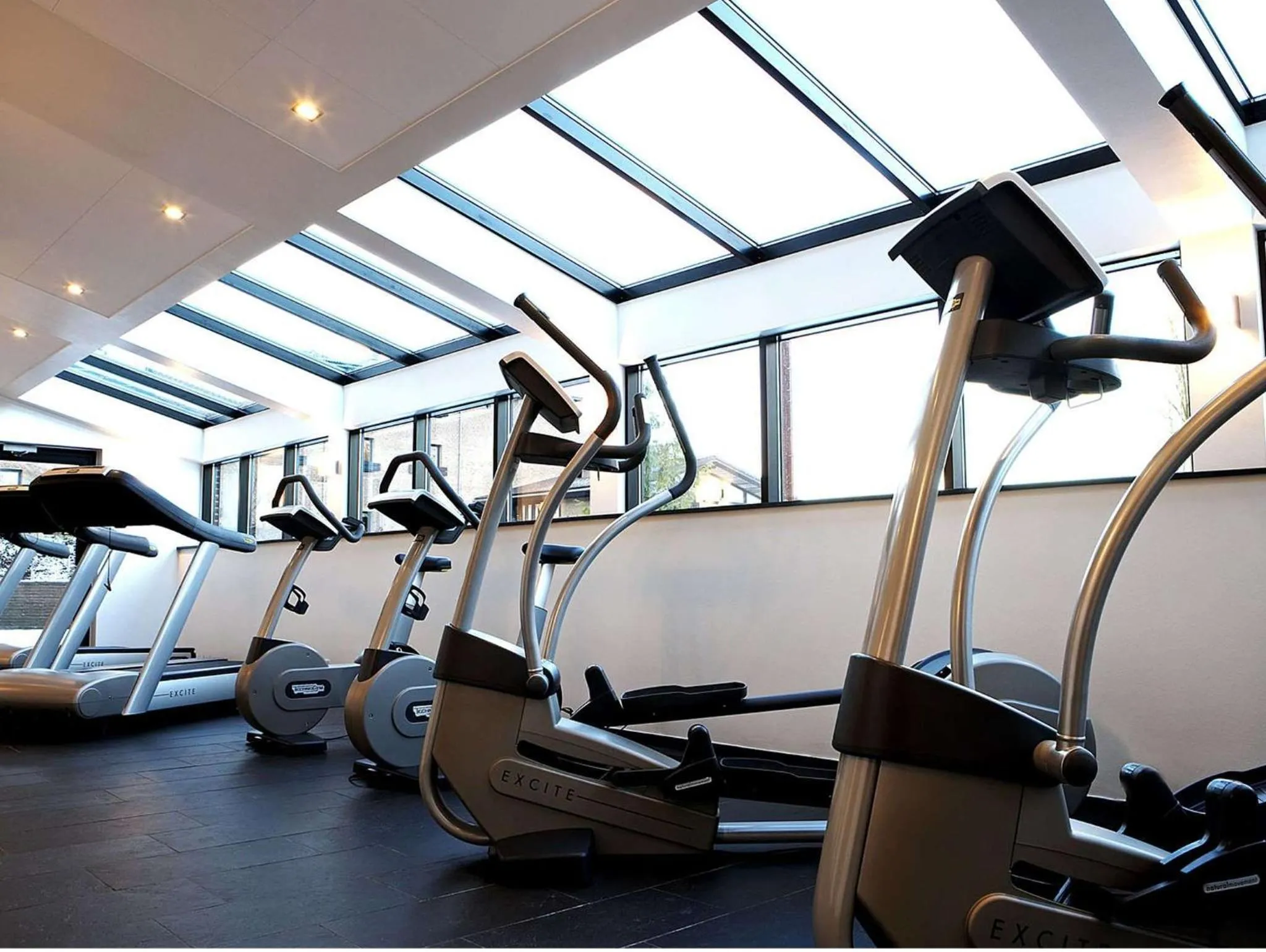 Fitness centre/facilities in Munkebjerg Hotel