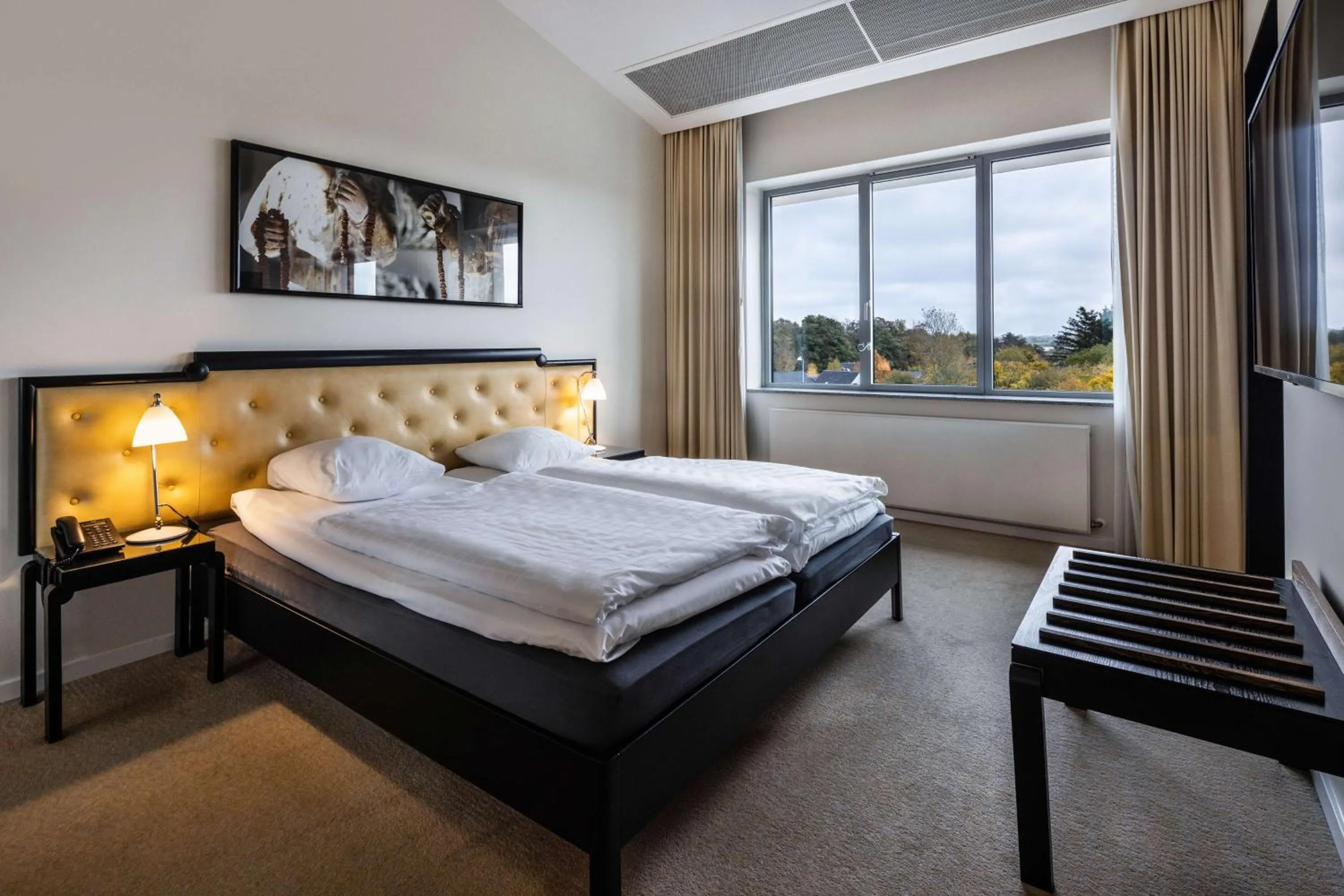 Photo of the whole room, Bed in Scandic Opus Horsens