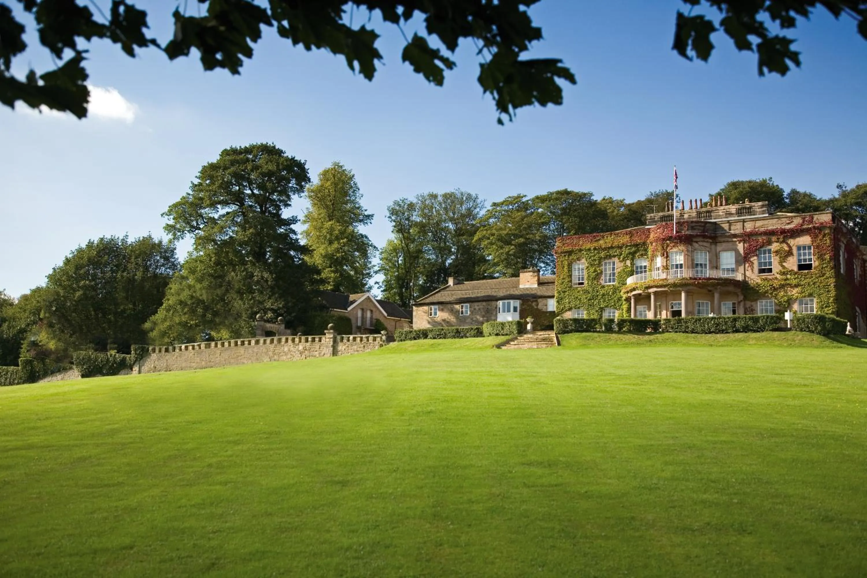 Property building in Wood Hall Hotel & Spa