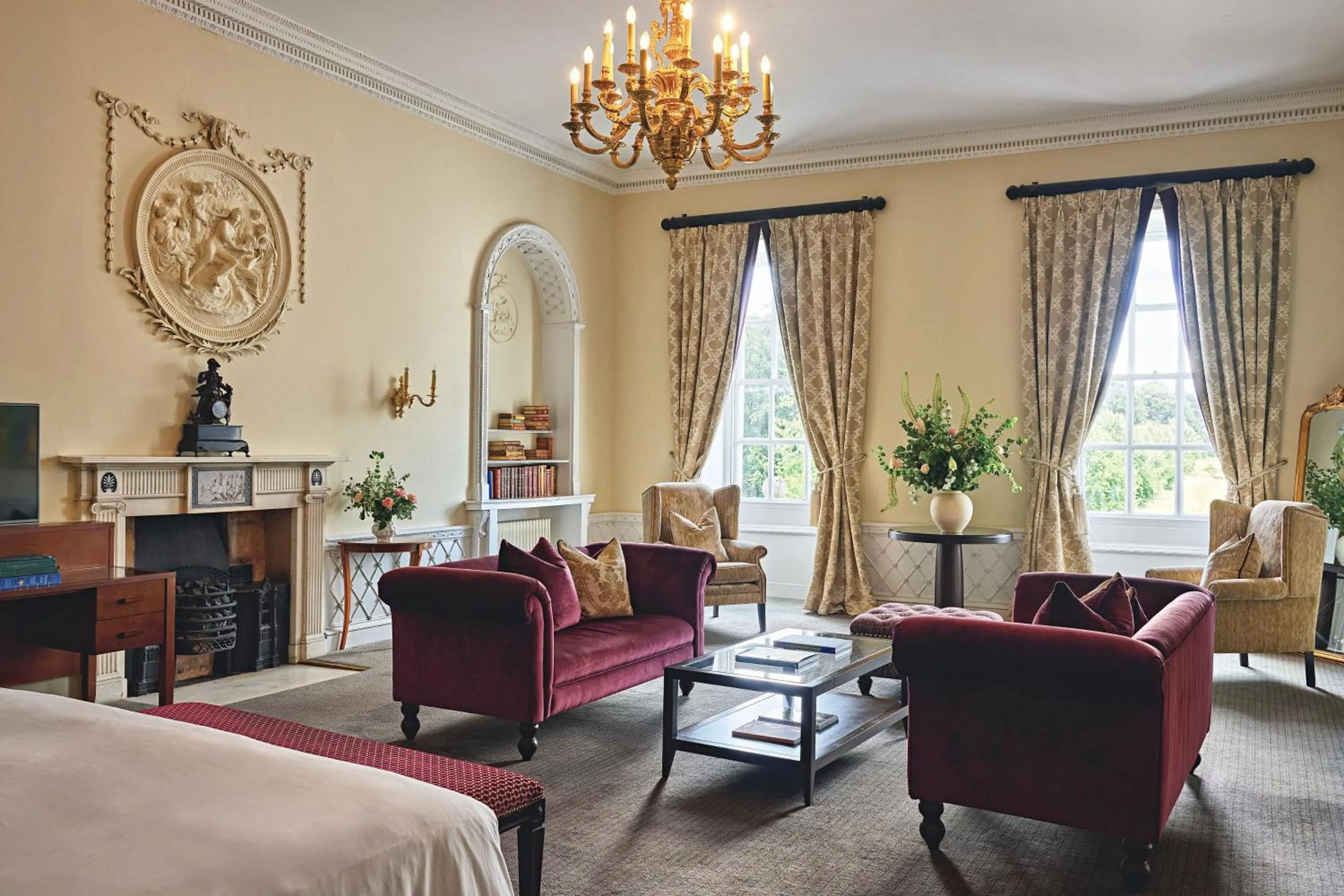 Bedroom, Bed in Buxted Park Hotel